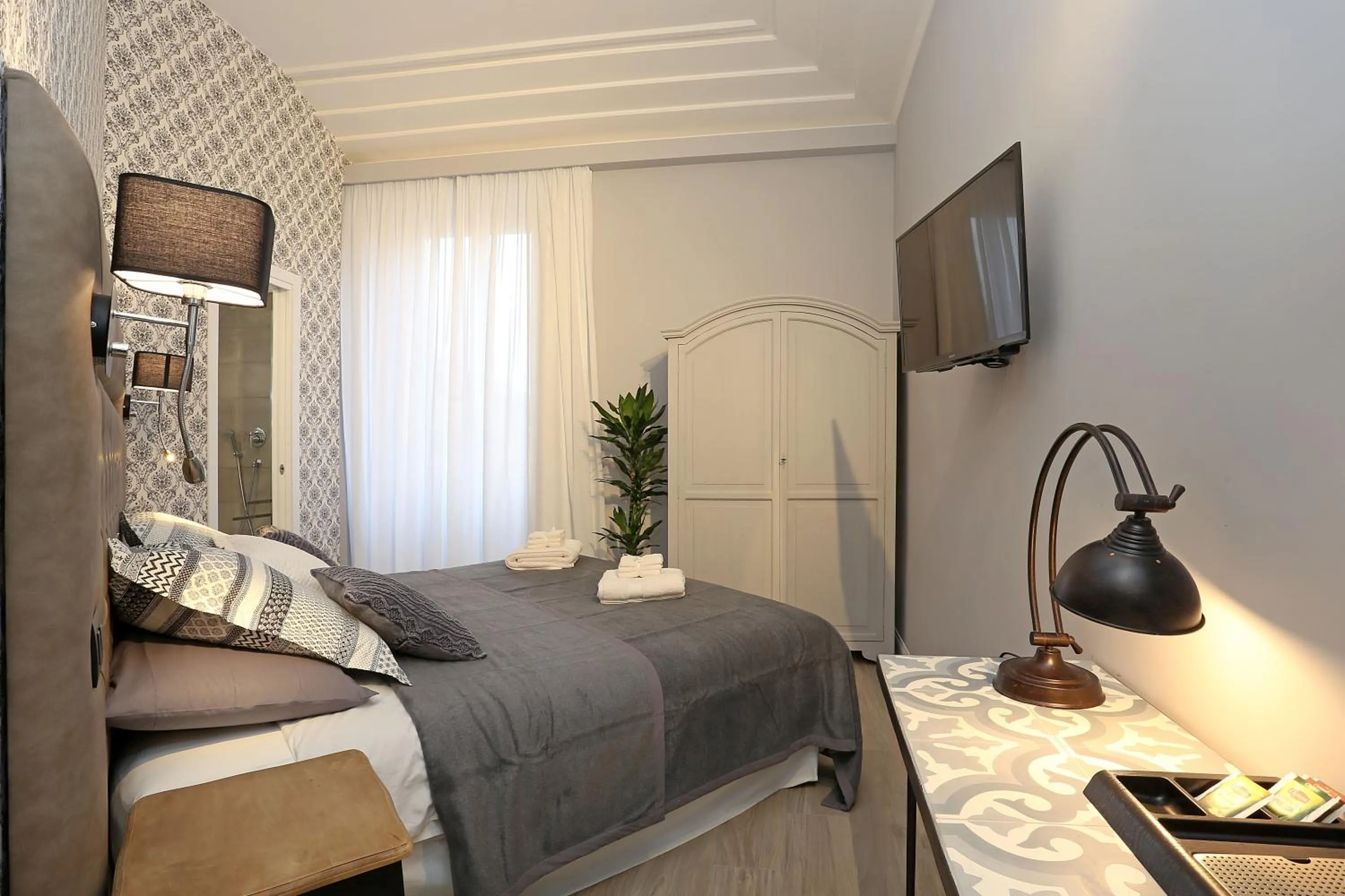 Coffee/tea facilities, Bed in Capricci Romani