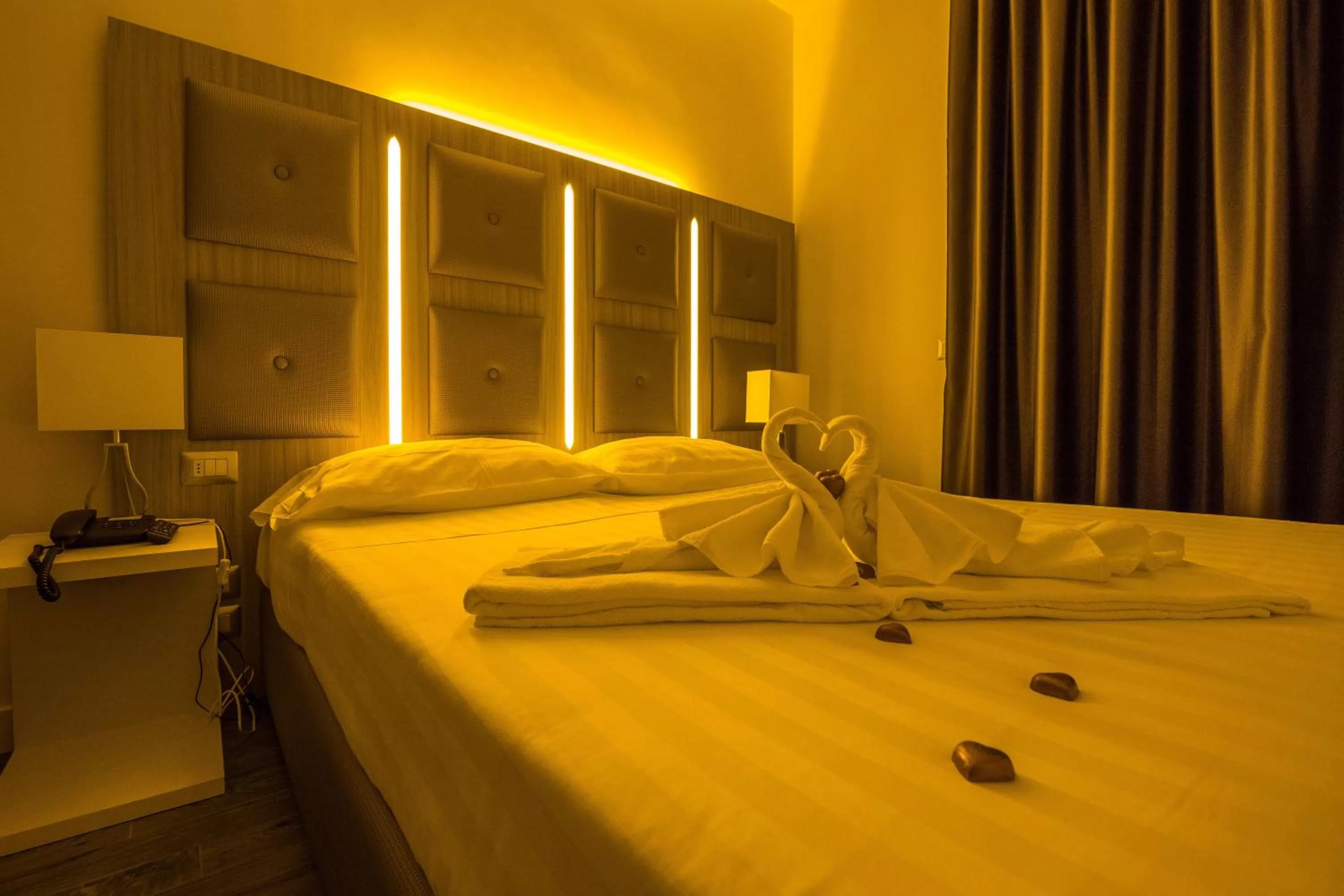 Bed in Vatican Relais Rome Suite