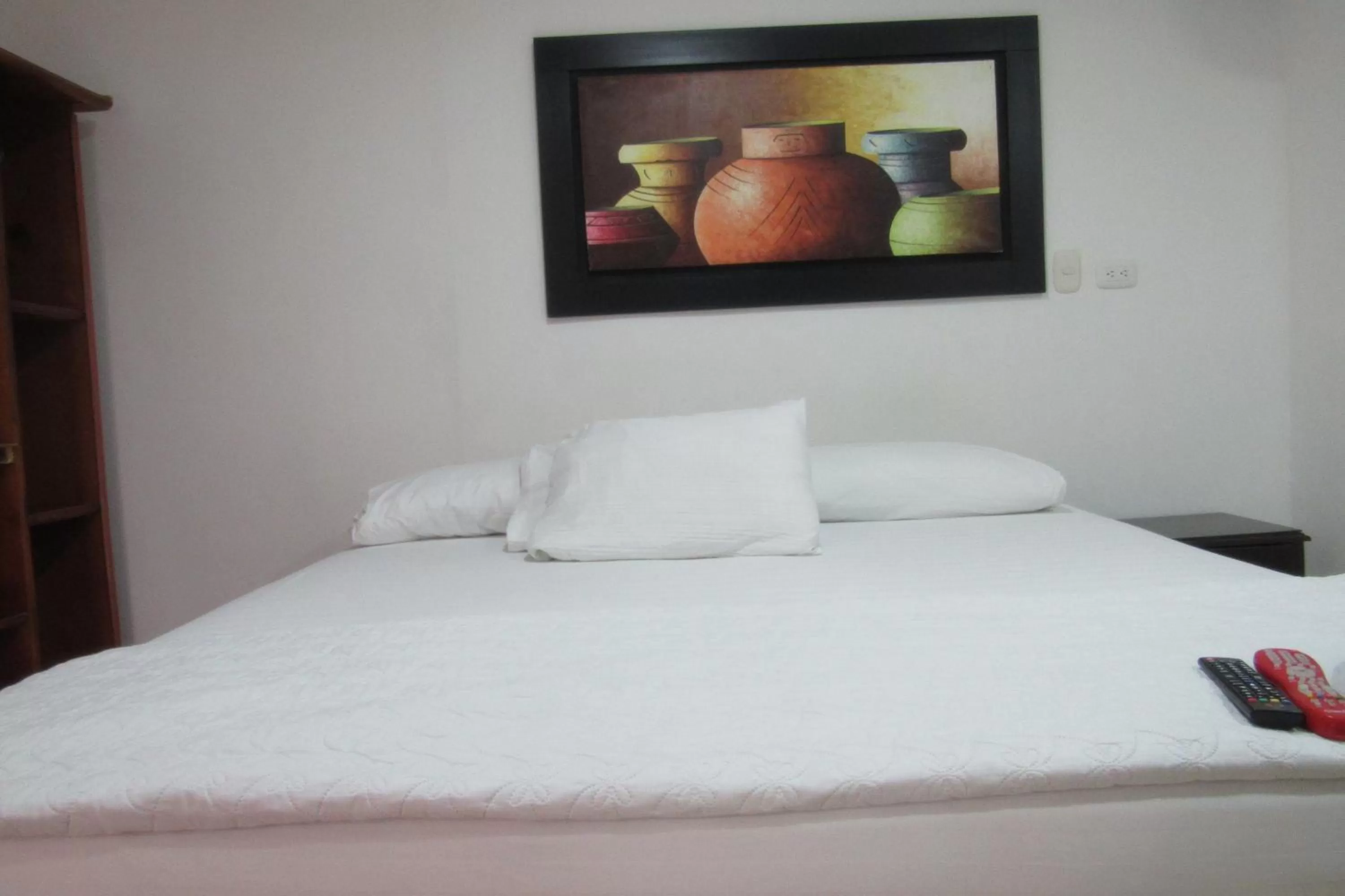 Bed in Hotel Nuevo Tio