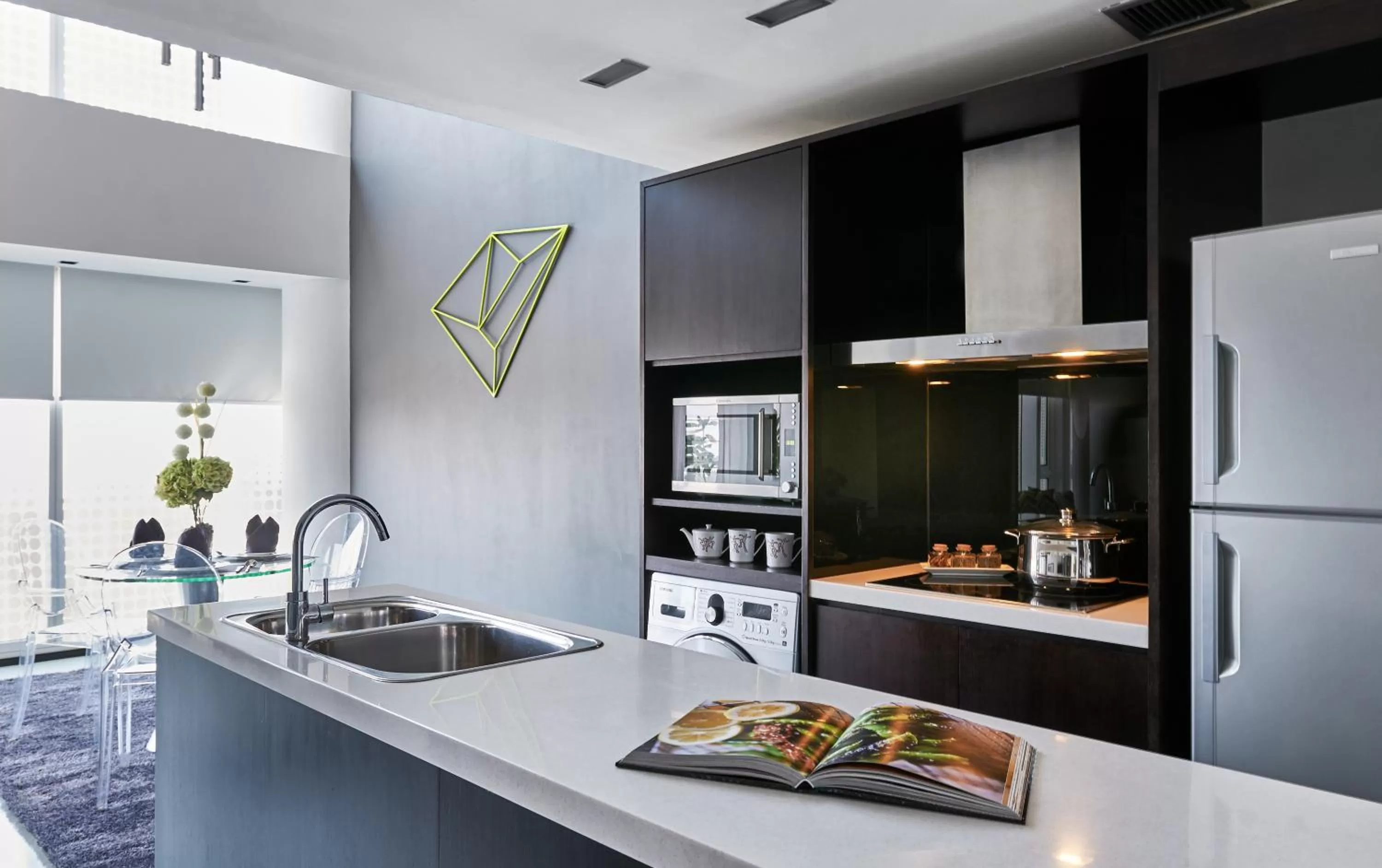 Kitchen or kitchenette in Citadines Fusionopolis Singapore