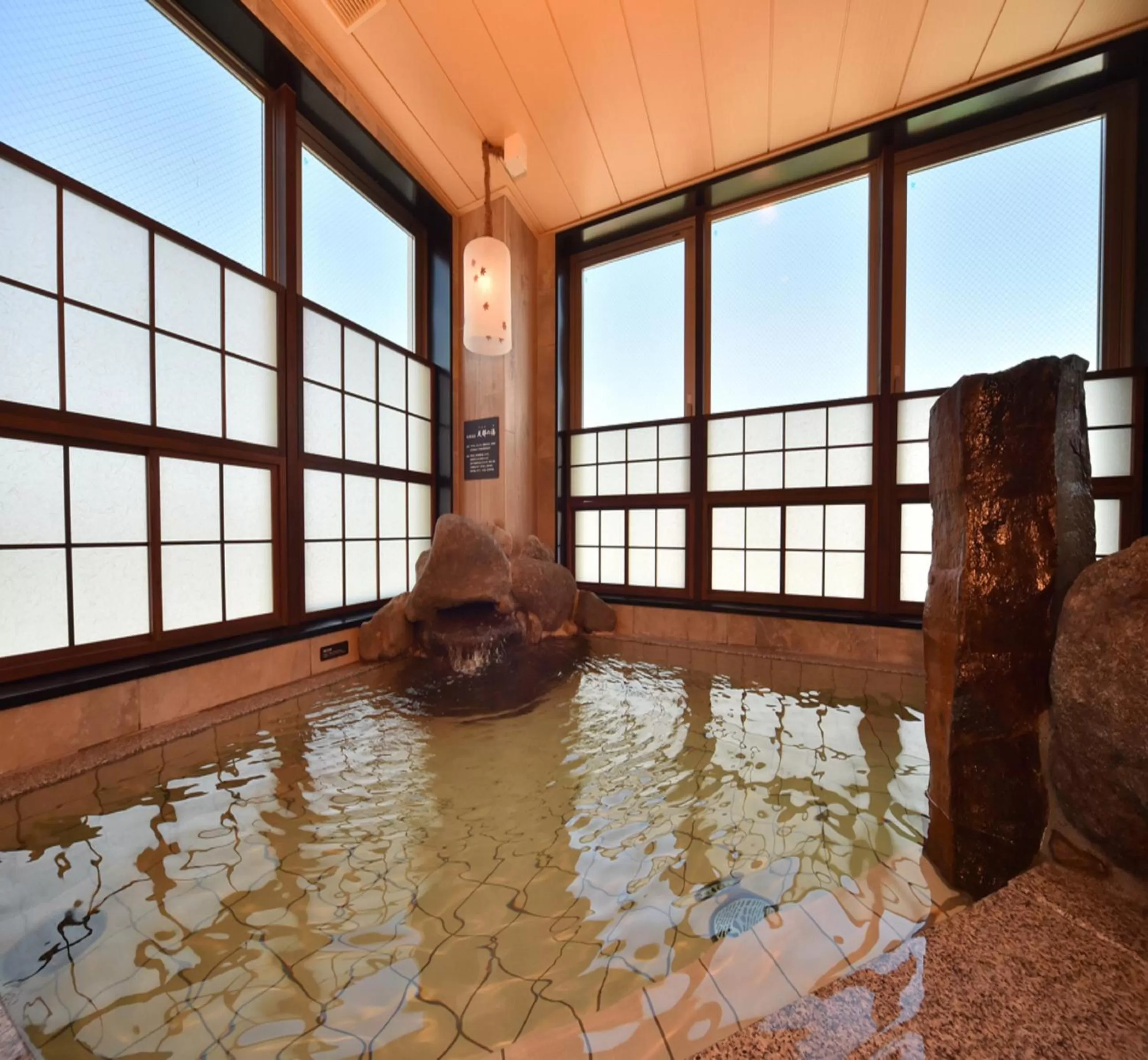 Hot Spring Bath in Dormy Inn Abashiri