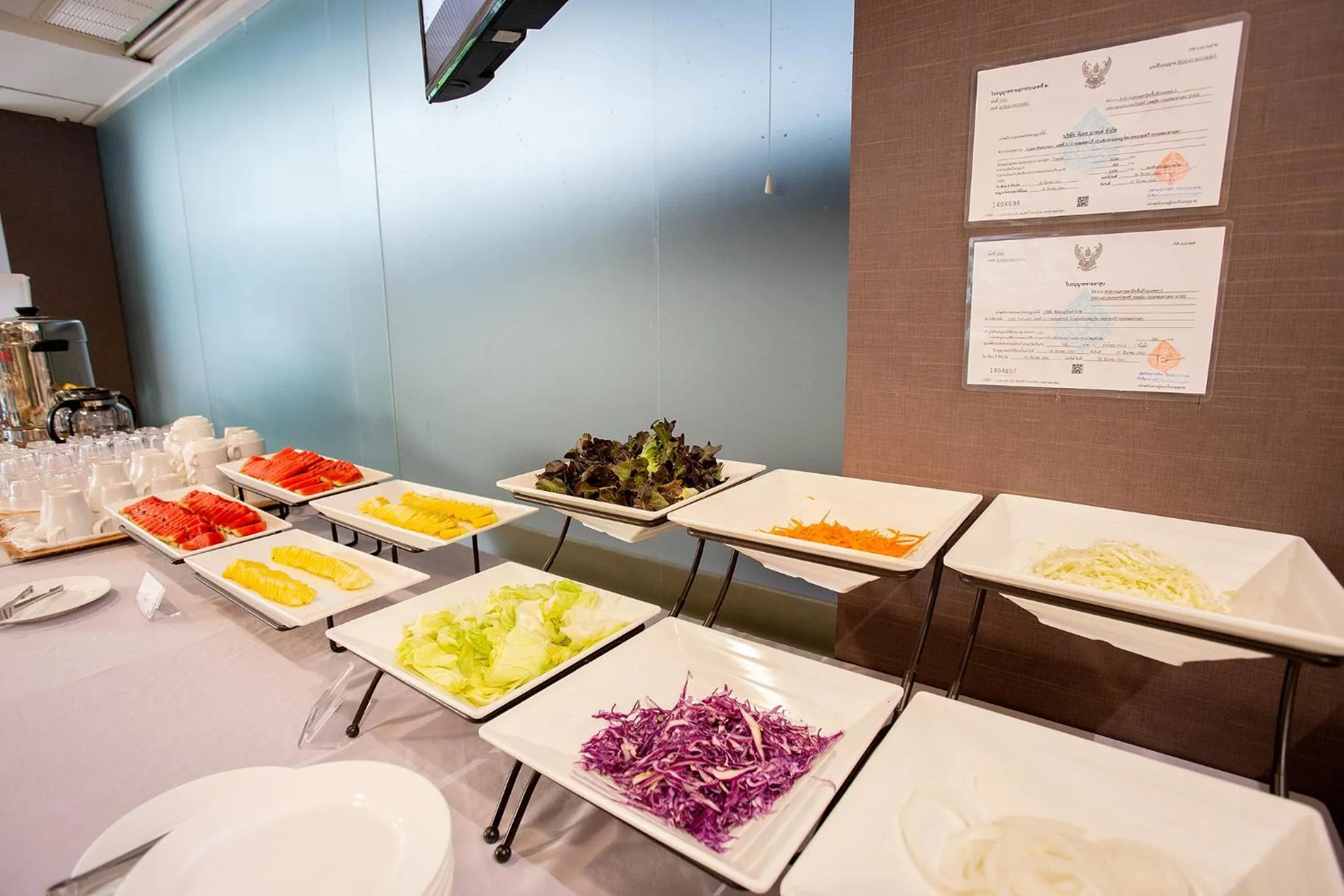 Breakfast in Spittze Hotel Pratunam