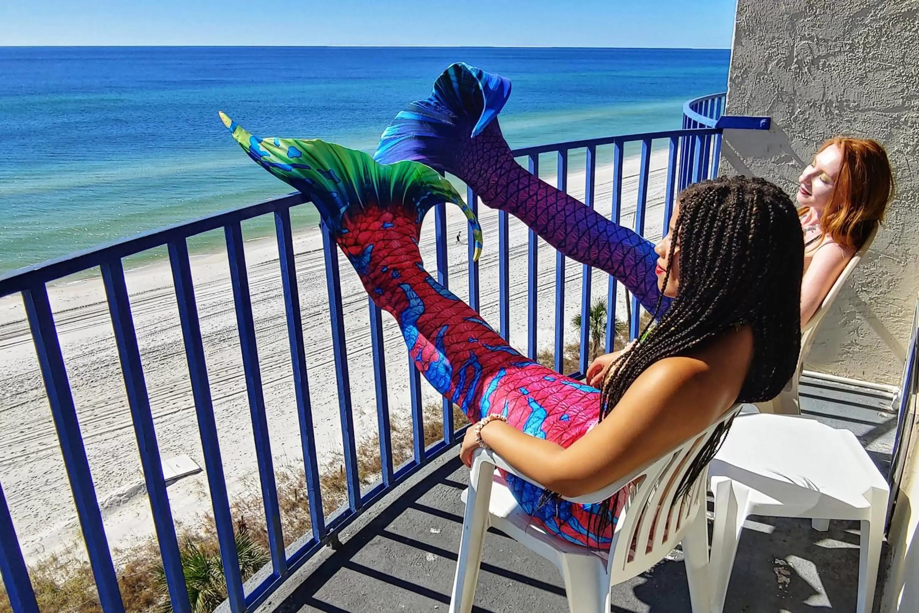 Family Suite with Two Queen Beds and Sofa Bed - Non-Smoking in Days Inn by Wyndham Panama City Beach Beachfront Resort