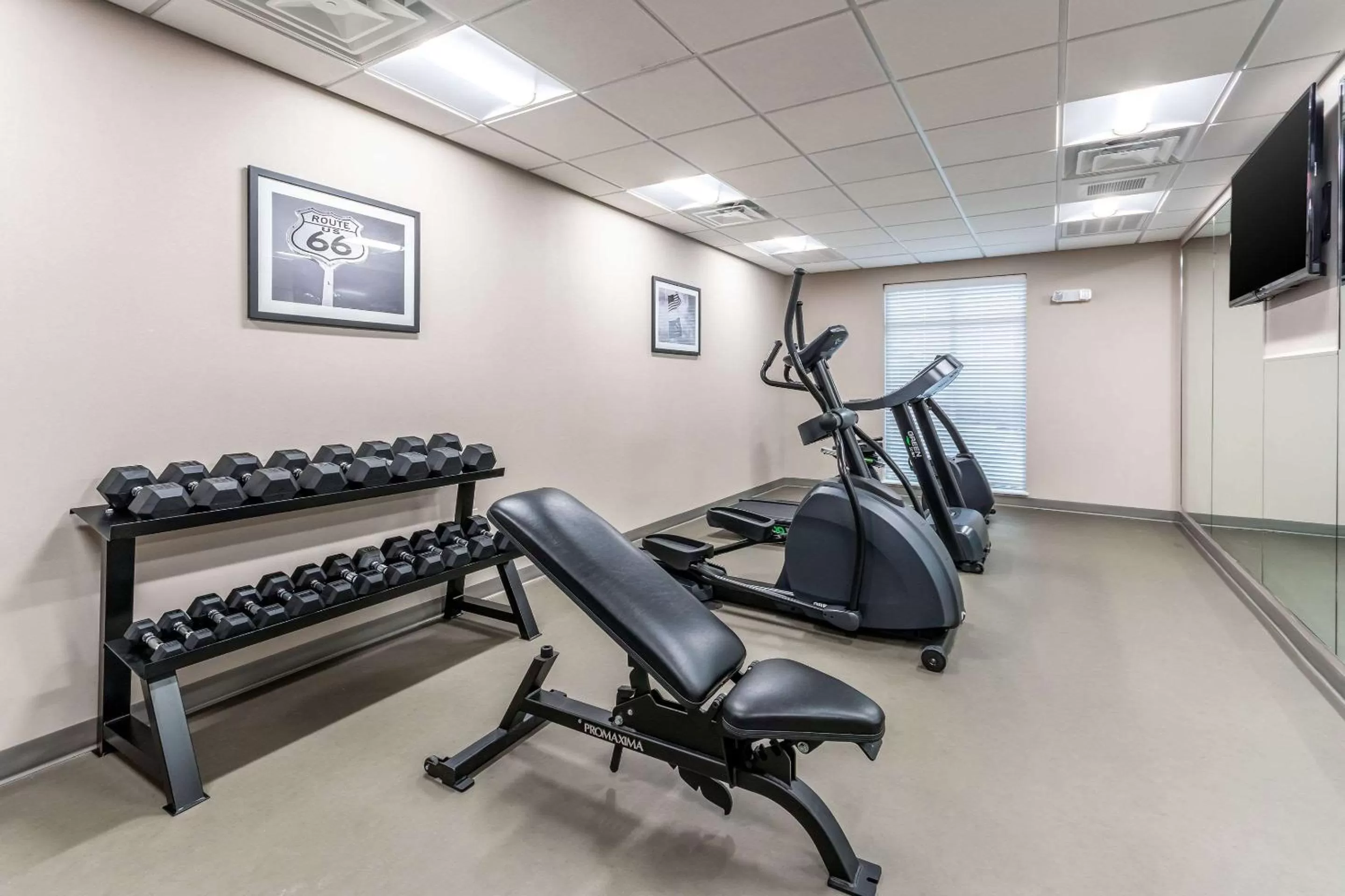 Fitness centre/facilities in Sleep Inn & Suites Yukon Oklahoma City