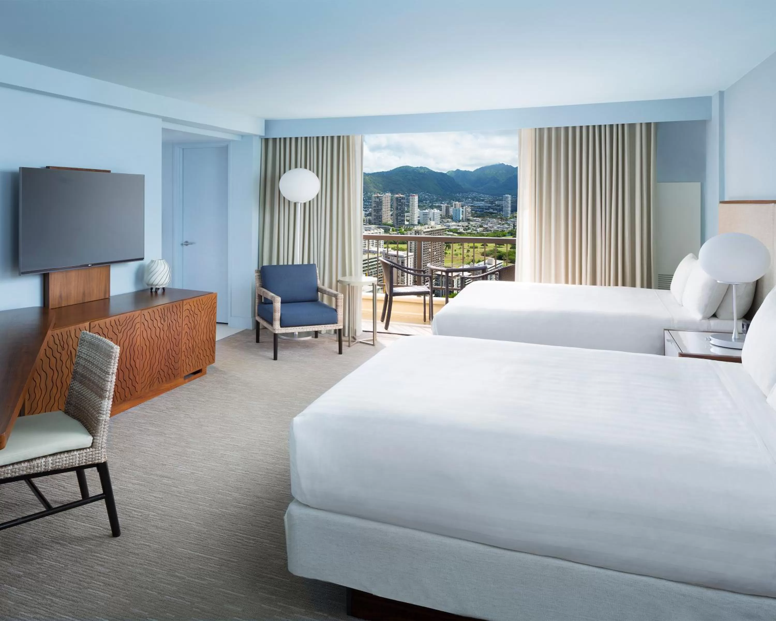 Queen Room with Two Queen Beds and City View in Hyatt Regency Waikiki Beach Resort & Spa