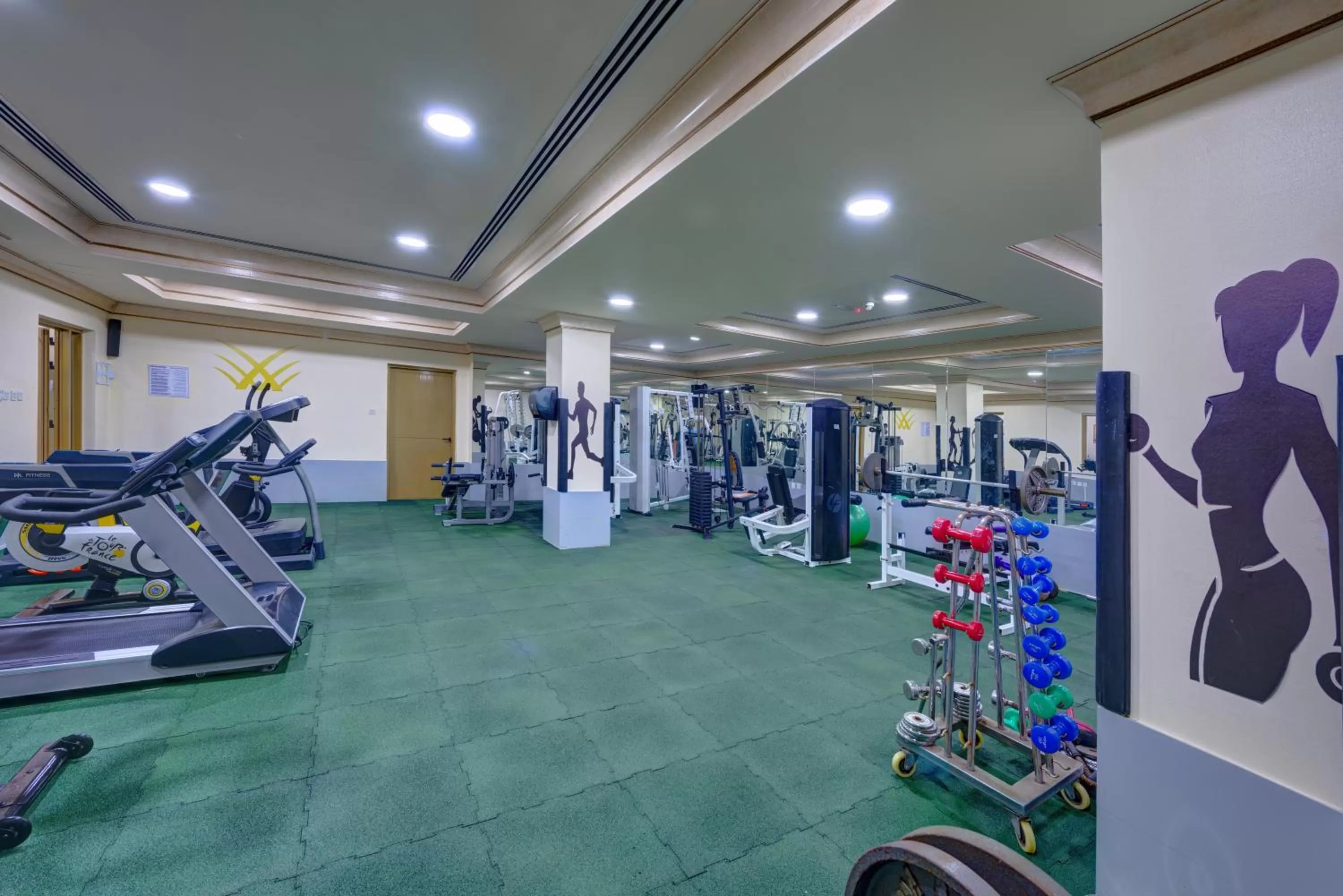 Fitness centre/facilities in Sahara Beach Resort & Spa