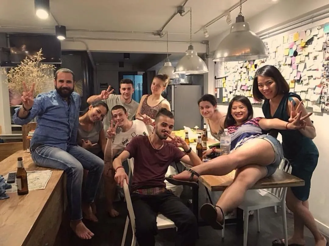 People in Monomer Hostel Bangkok