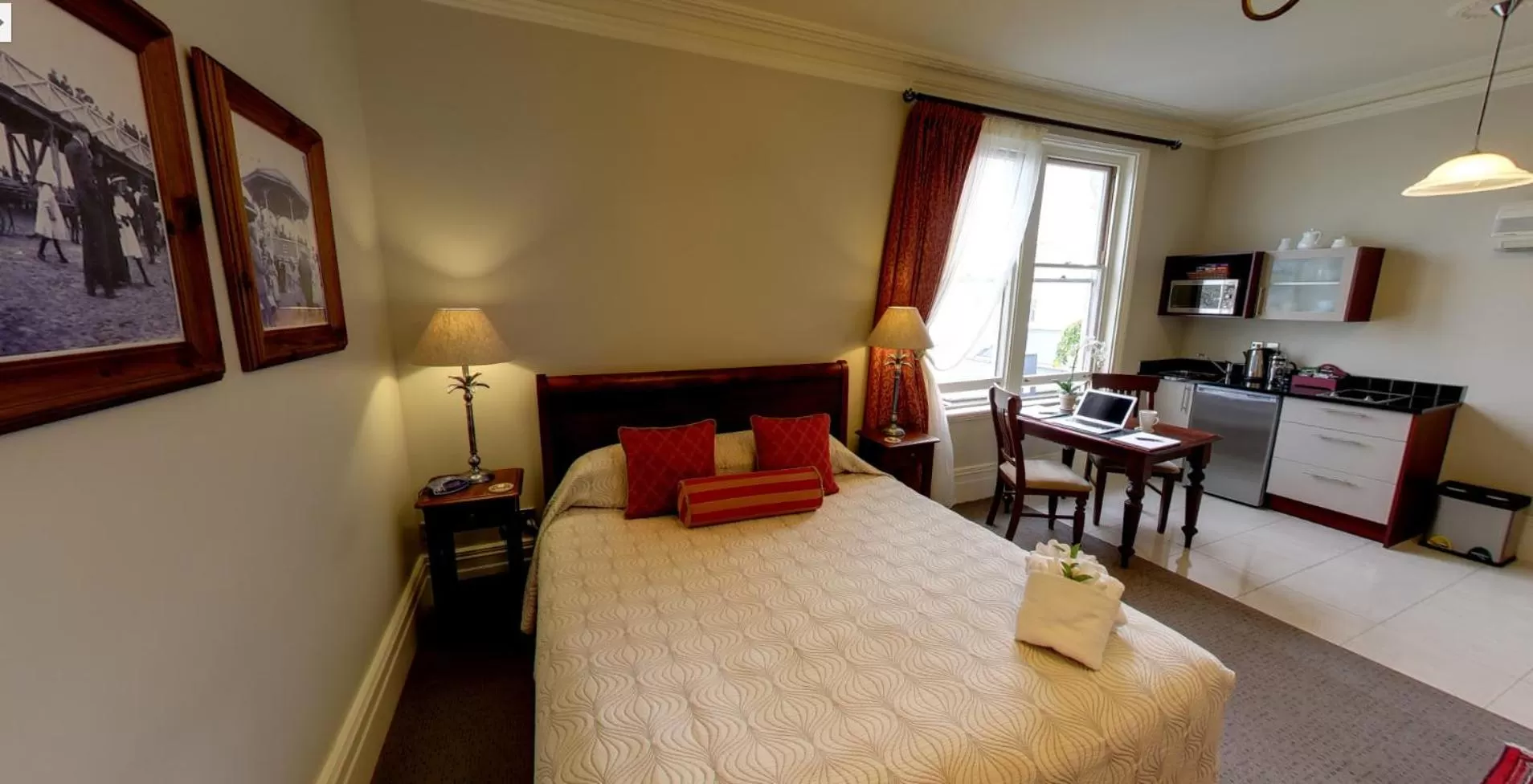 Bed in Merivale Manor