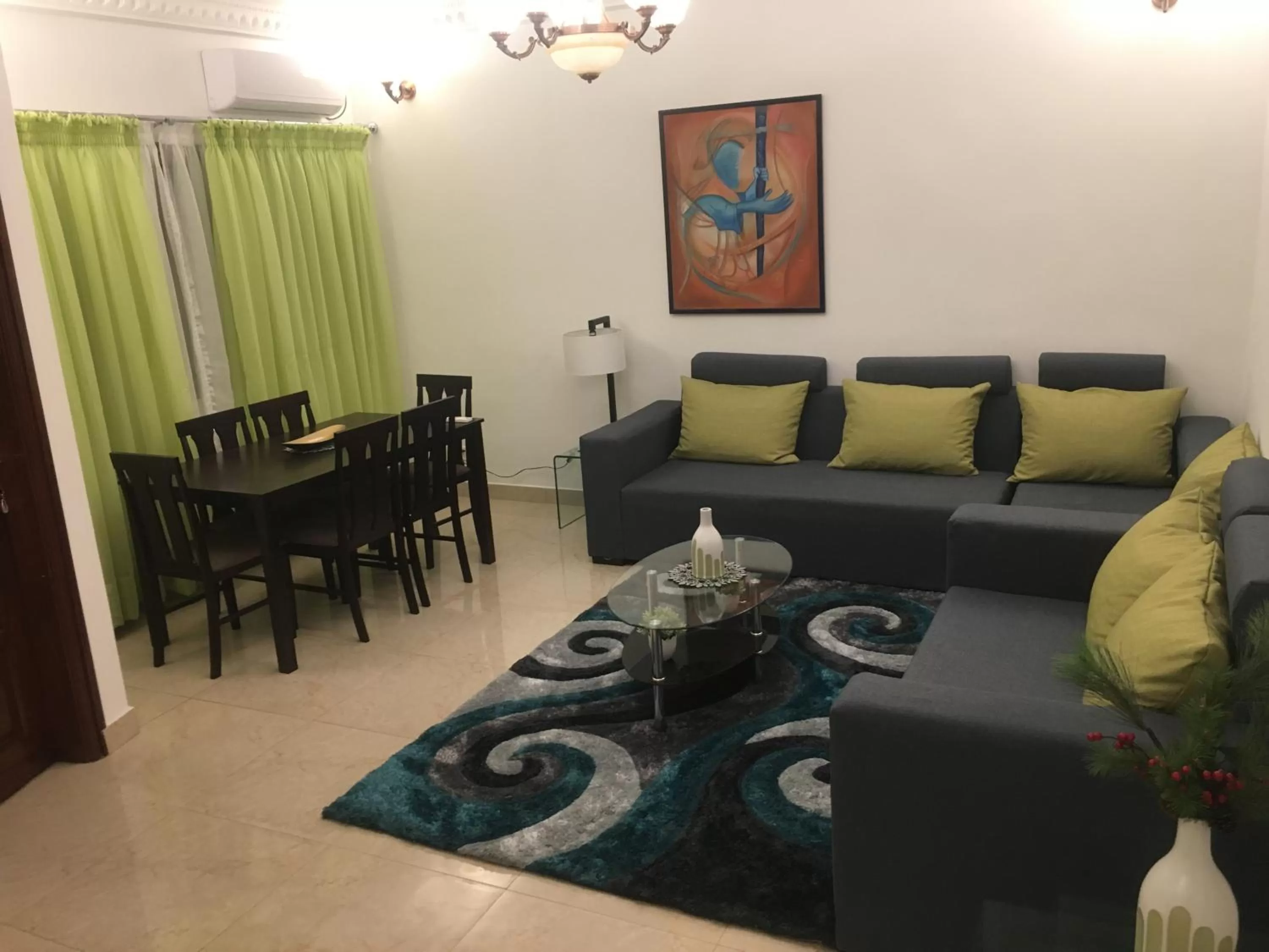 Living room, Seating Area in Résidence RoseKane