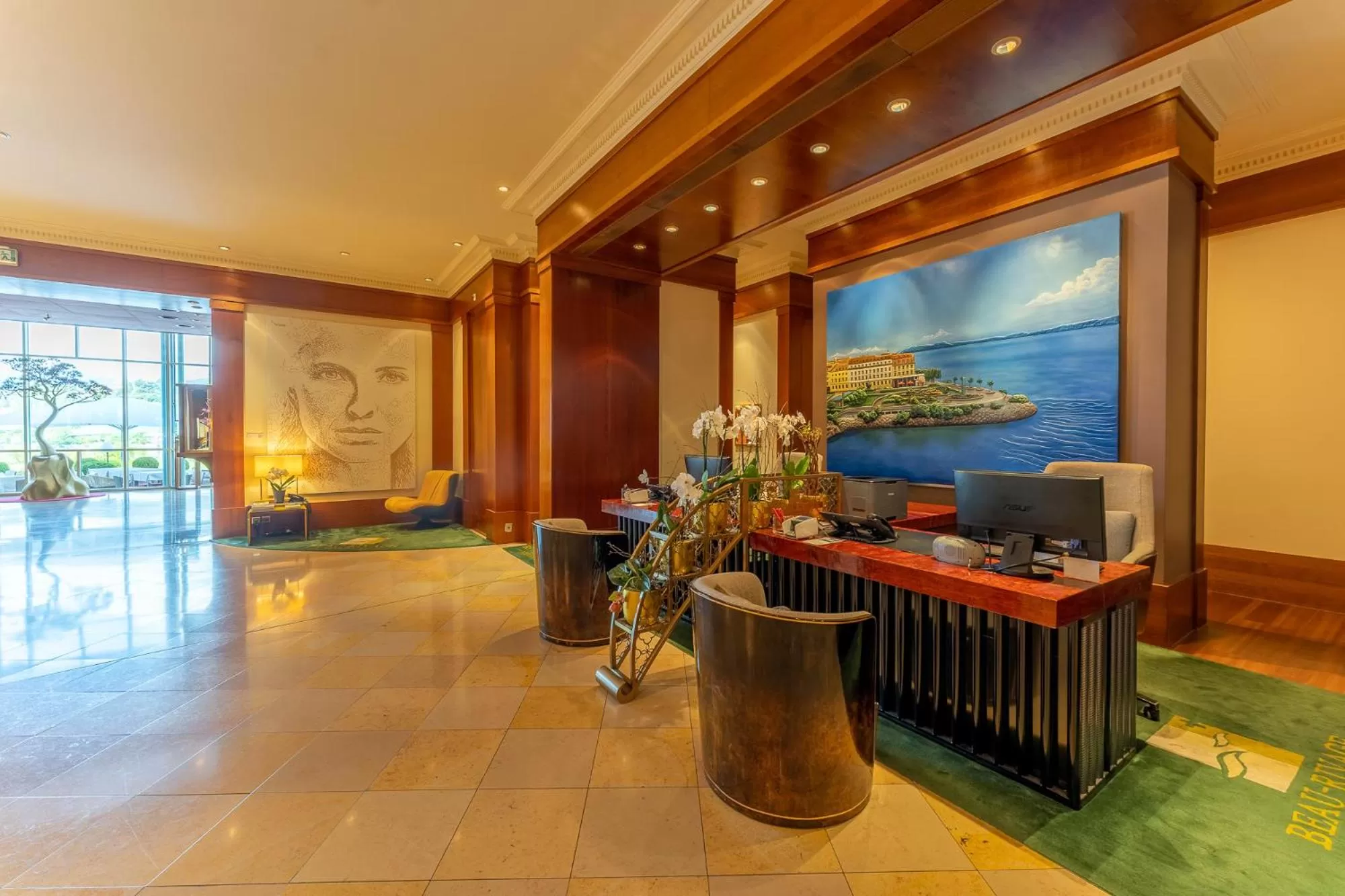 Lobby or reception in Beau Rivage Hotel