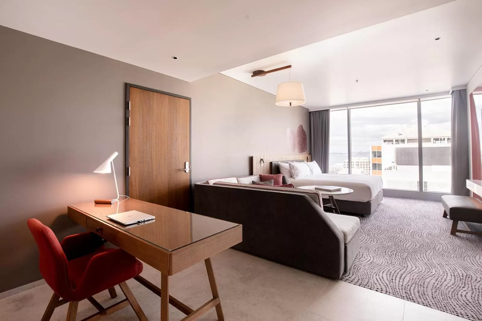 Living room, Bed in Crowne Plaza Hobart by IHG