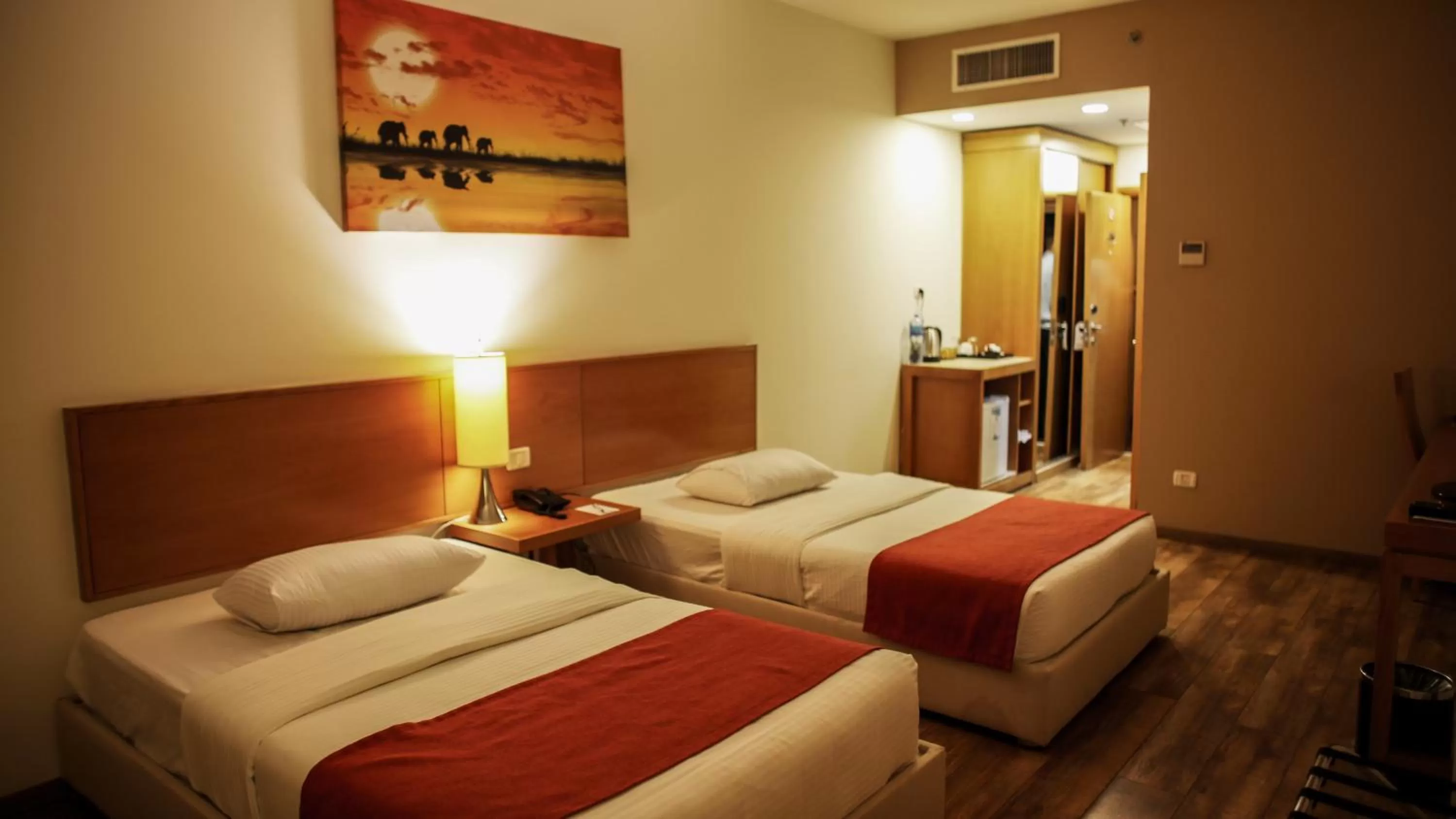 Bed in Caesar Hotel Ramallah