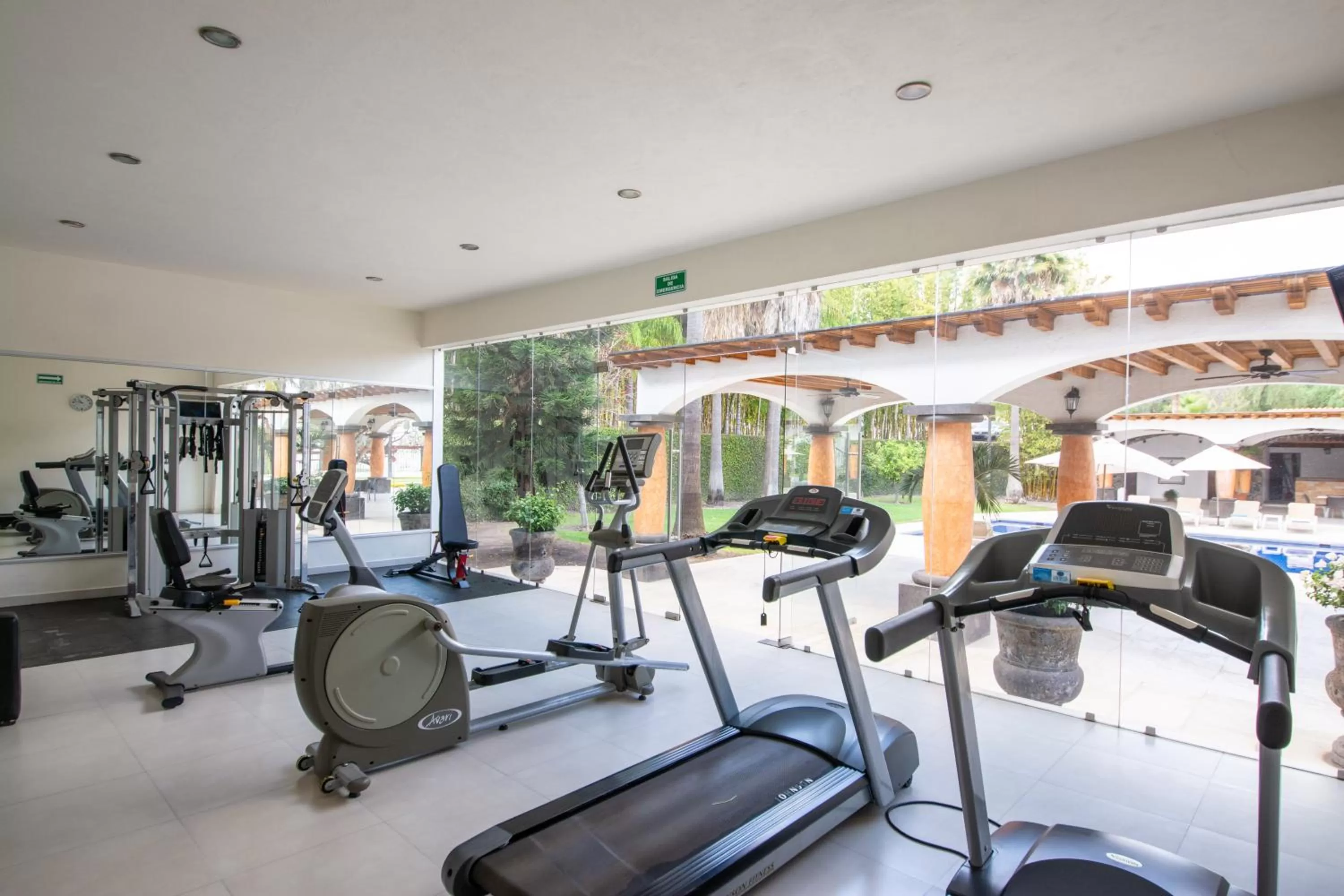 Fitness centre/facilities in Hotel Hacienda la Venta