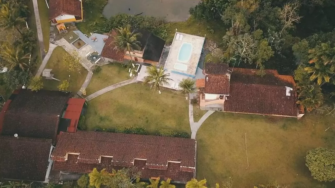 Swimming pool, Bird's-eye View in Lagamar Ecohotel