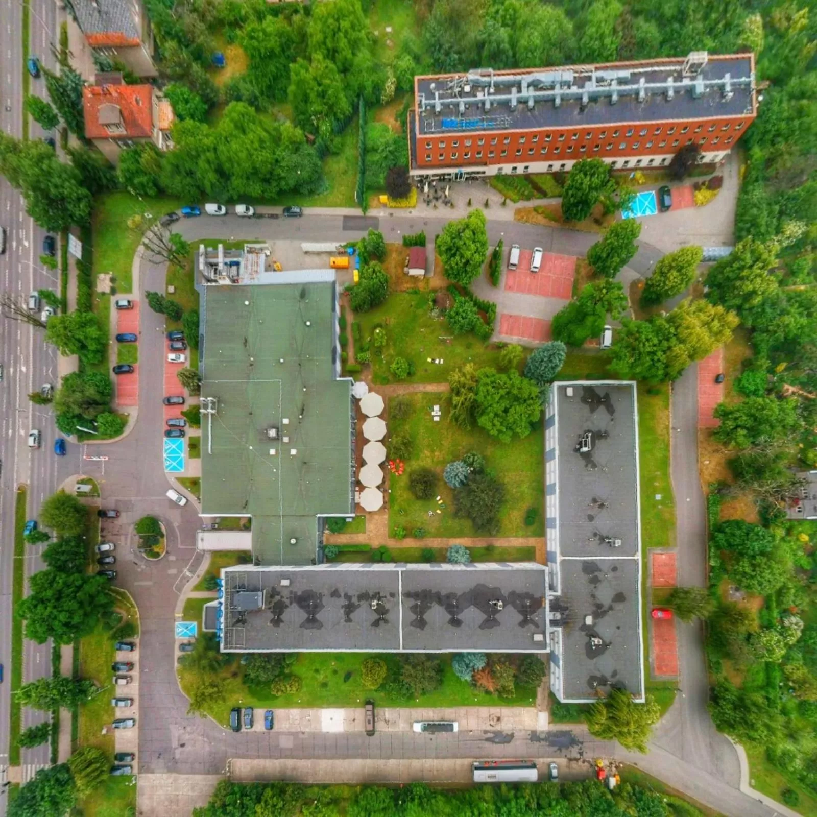 Bird's eye view in ibis budget Wrocław Południe