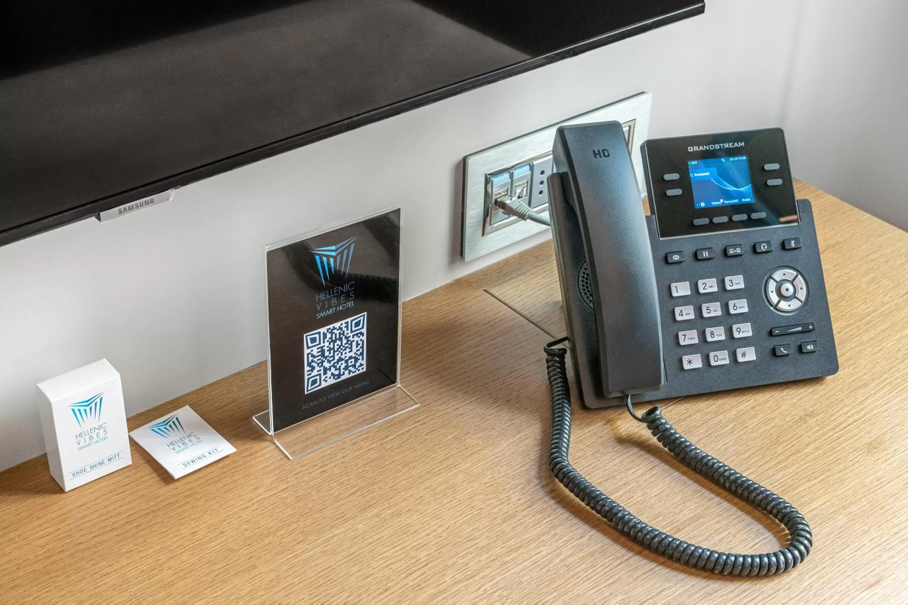 TV and multimedia in Hellenic Vibes Smart Hotel