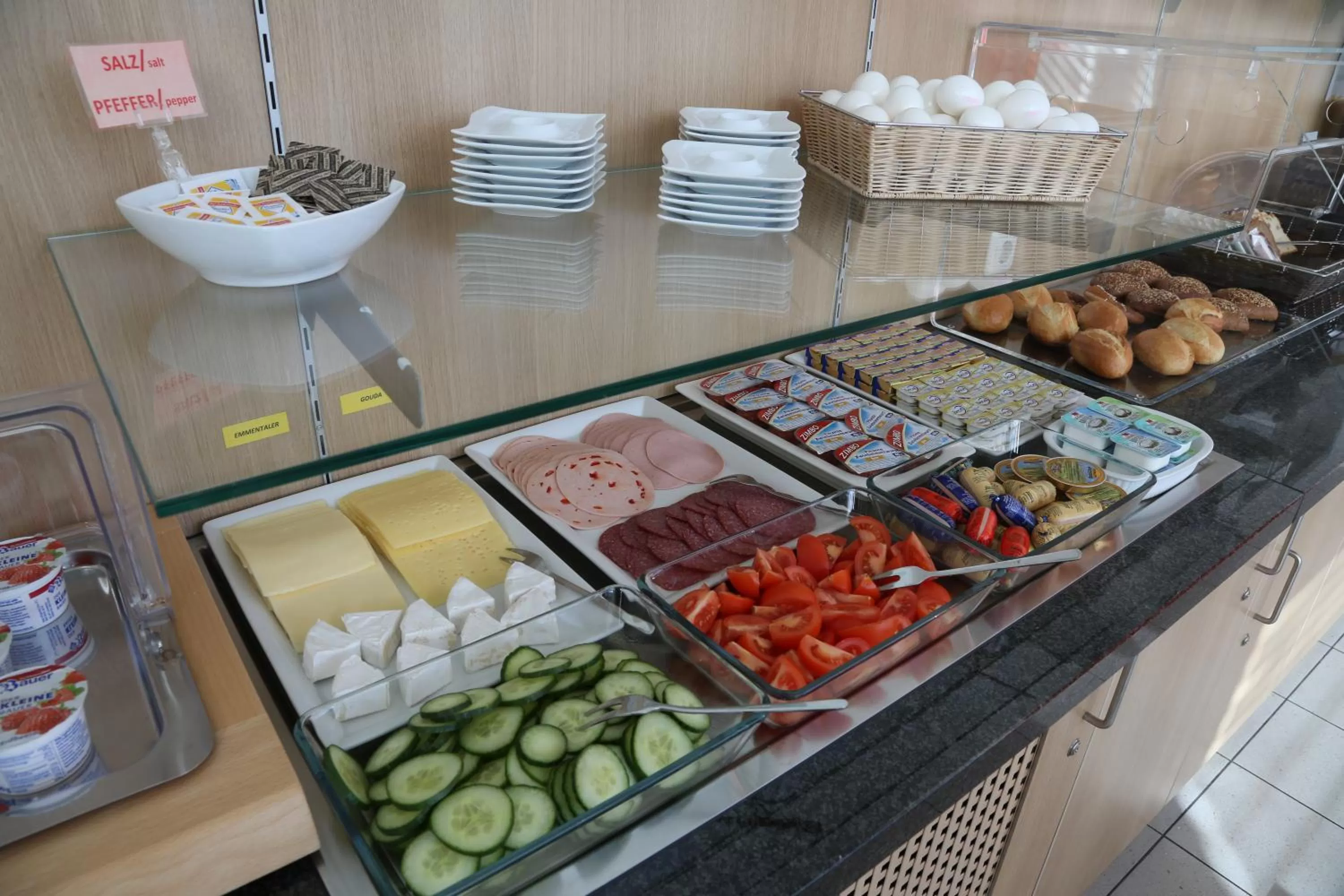 Buffet breakfast in ibis budget Augsburg City