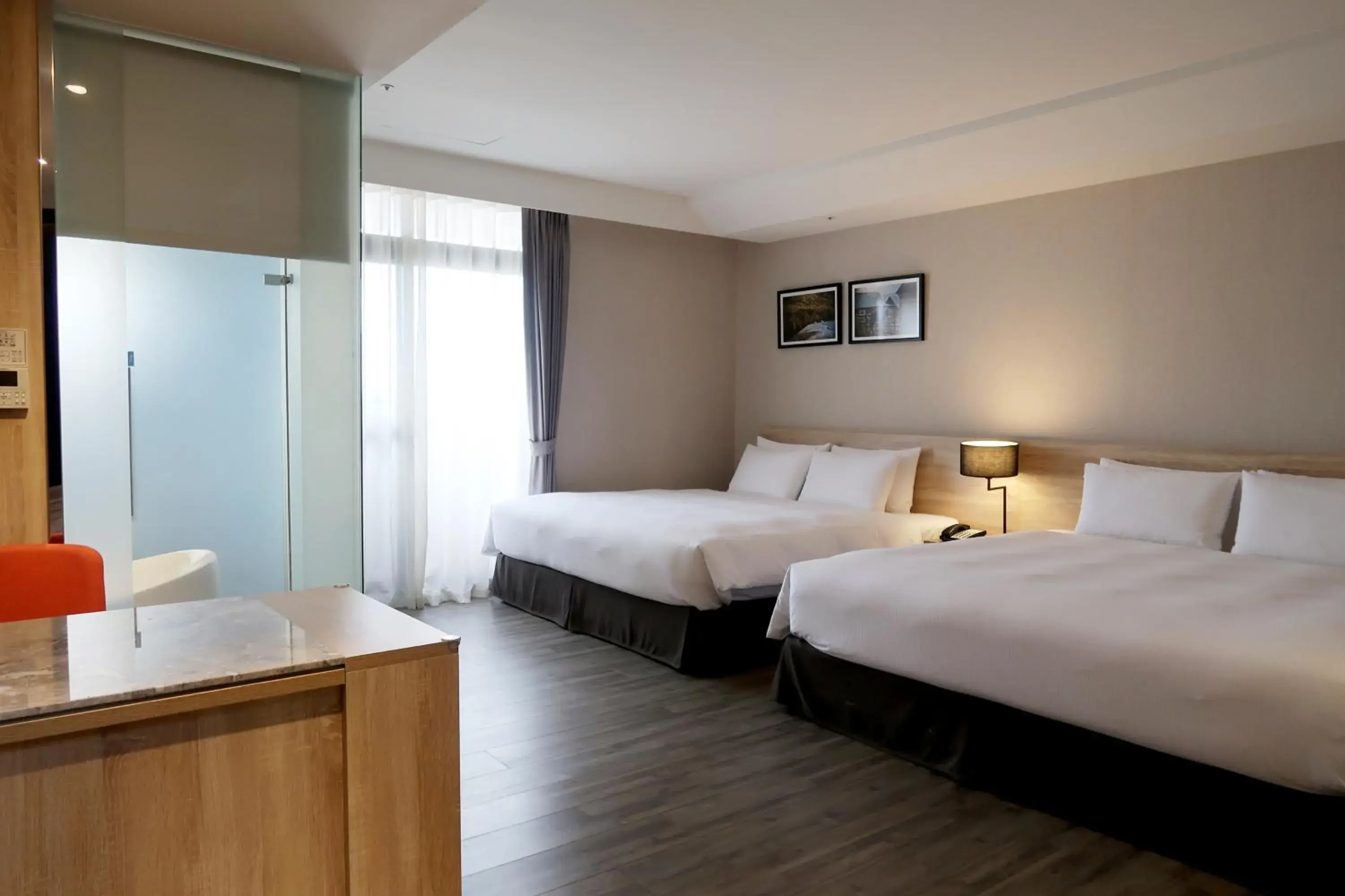 Deluxe Quadruple Room in The HO Hotel Deluxe Quadruple Room in The HO Hotel