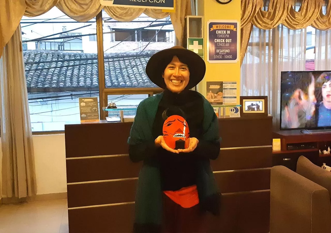 Property building in La Merced Plaza Hostal