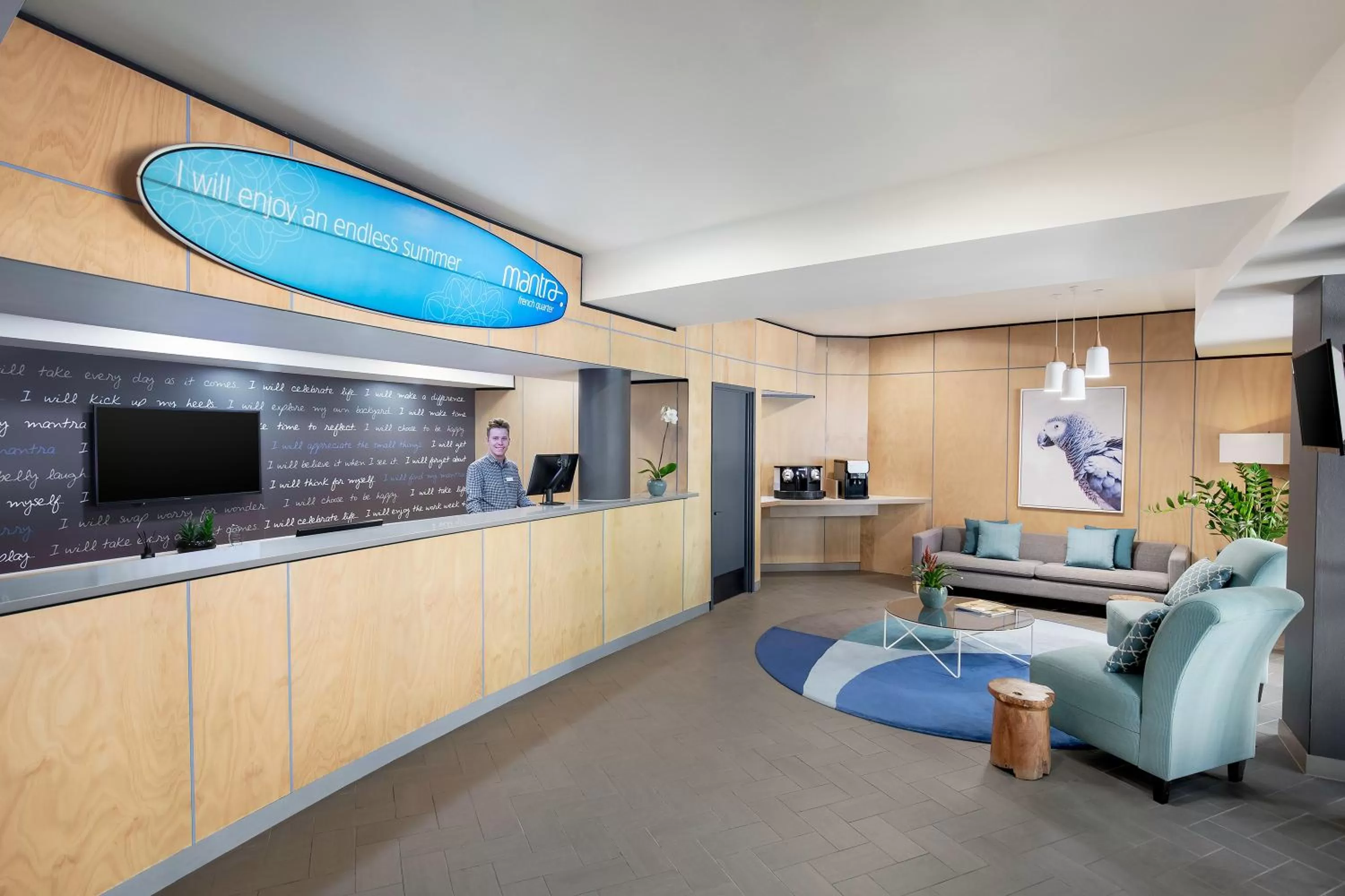 Lobby or reception in Mantra French Quarter Noosa