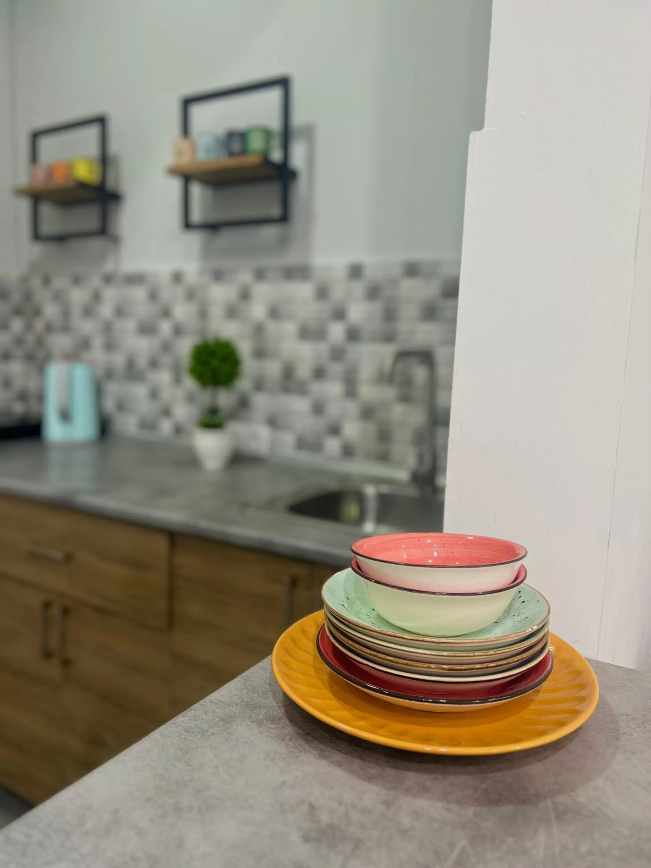 Kitchen or kitchenette in Menua by Horizon Hotels, Yerevan