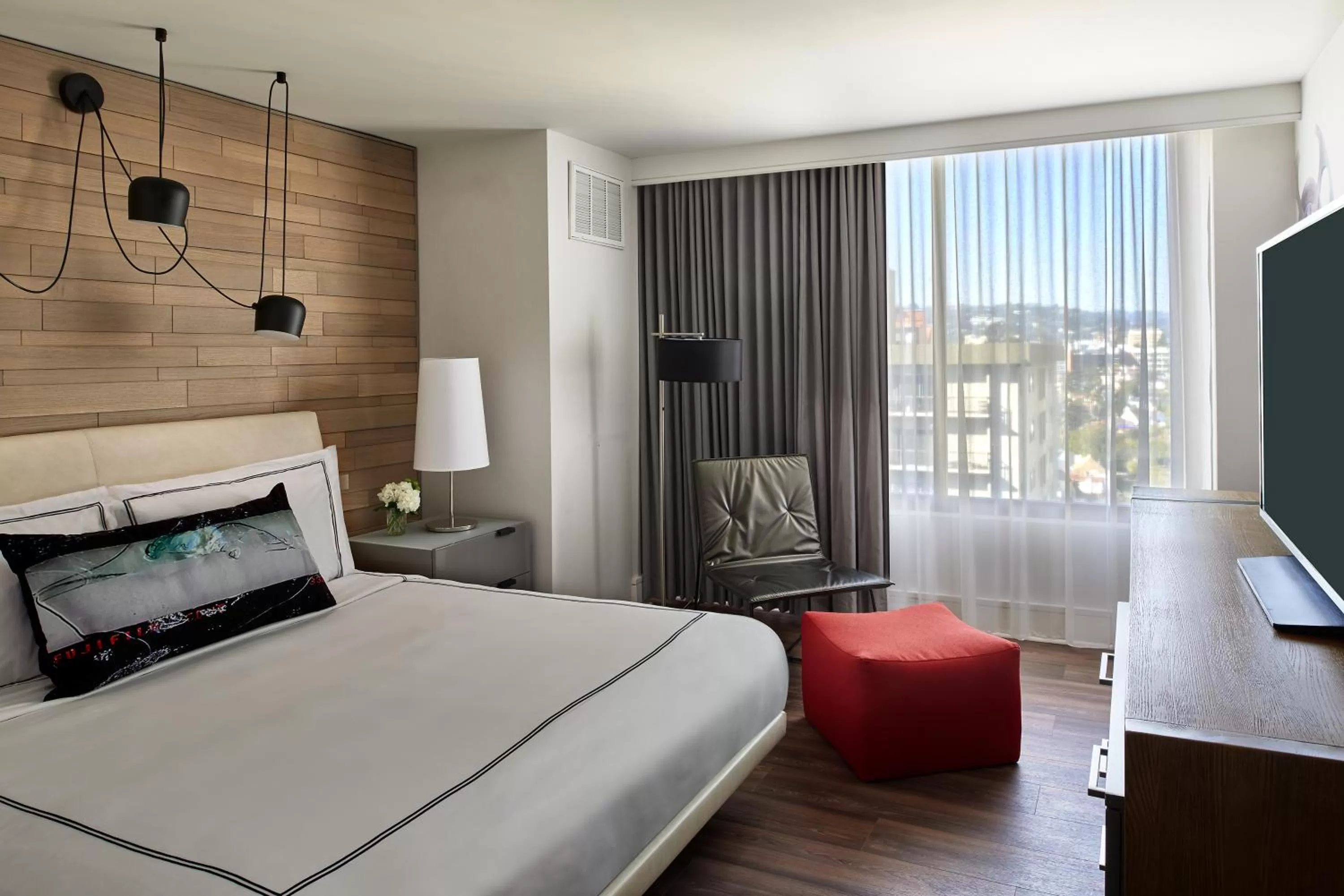 View (from property/room), Bed in Kimpton Hotel Palomar Los Angeles Beverly Hills by IHG