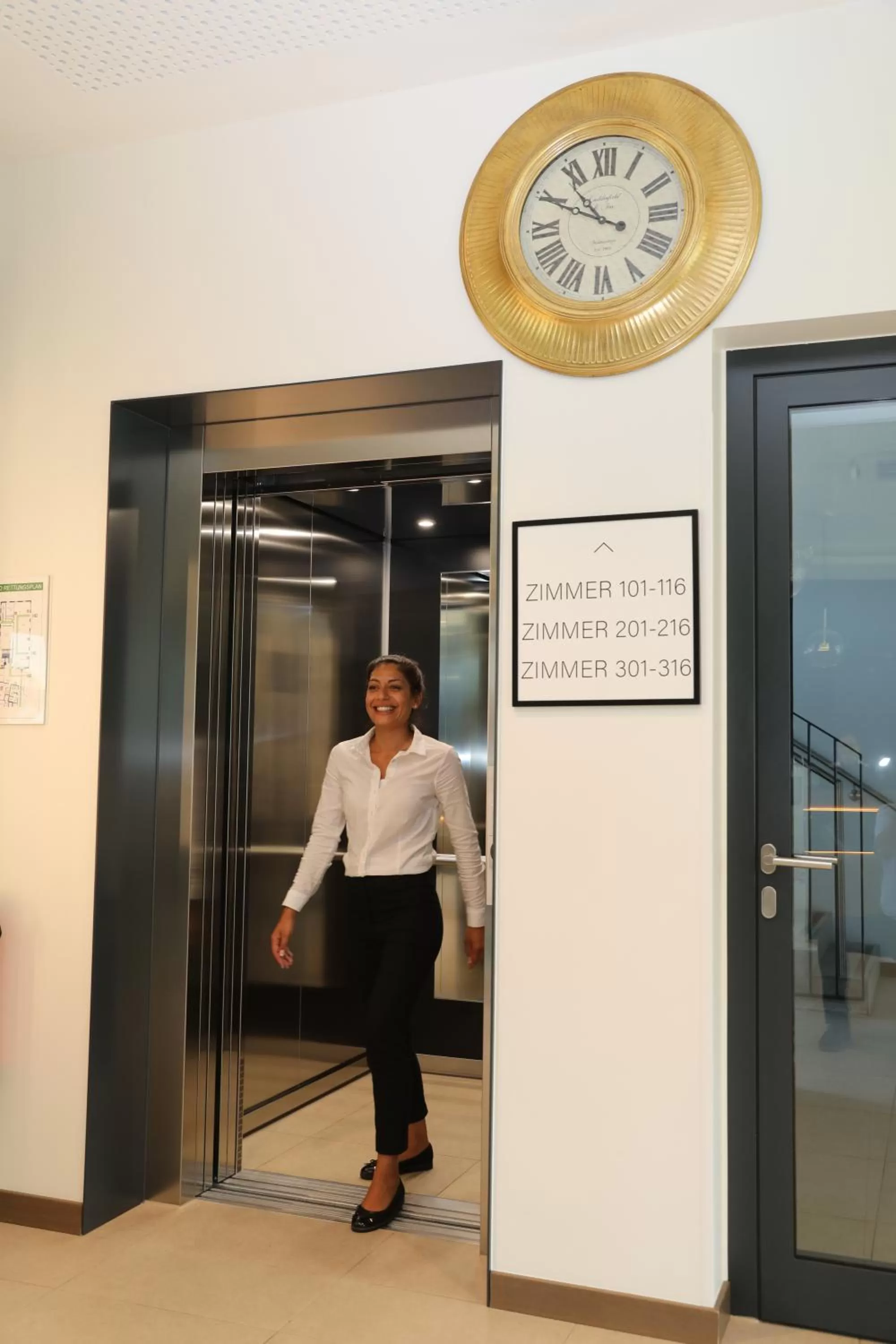 elevator in Karls Hotel