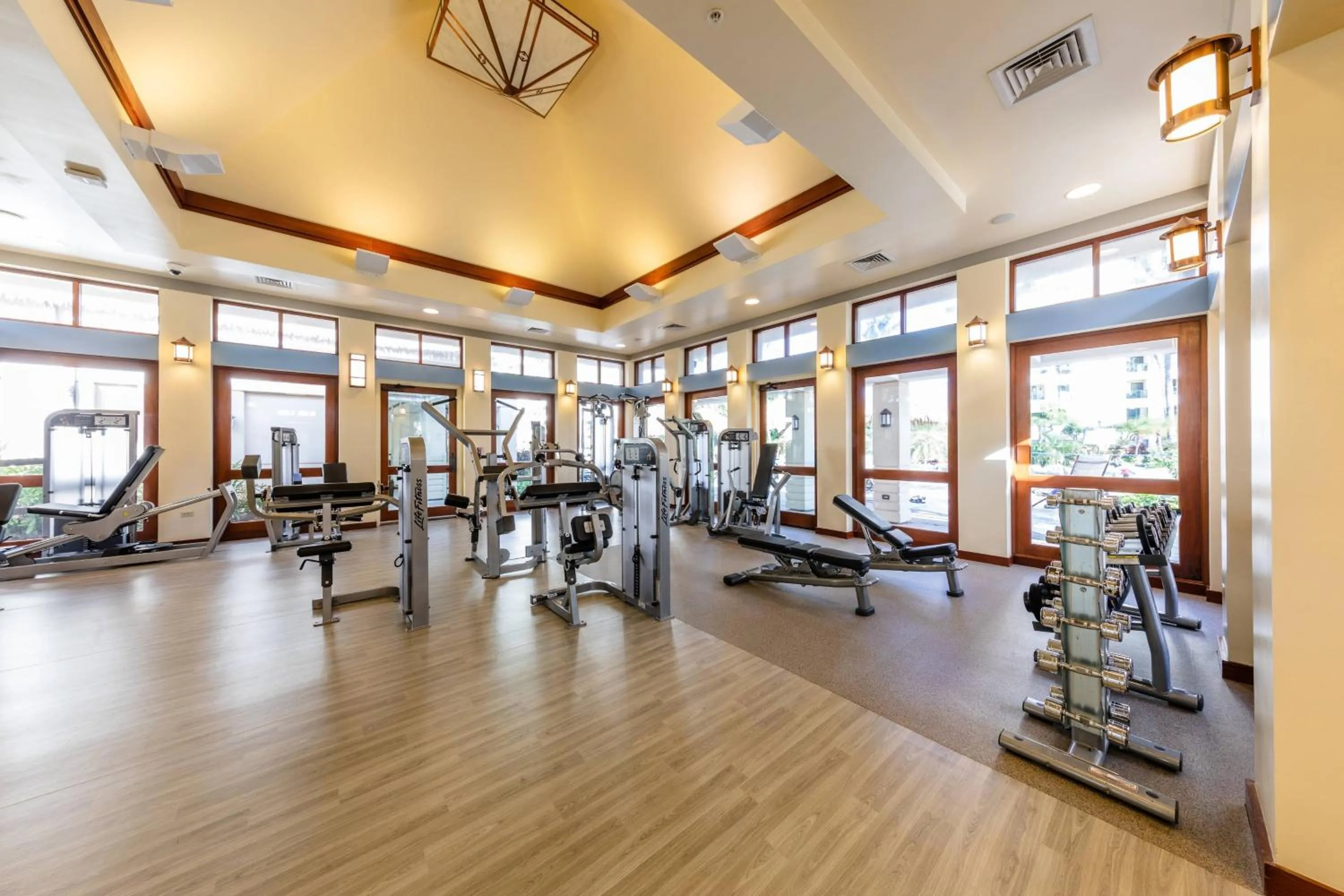 Fitness centre/facilities in Marriott's Ko Olina Beach Club