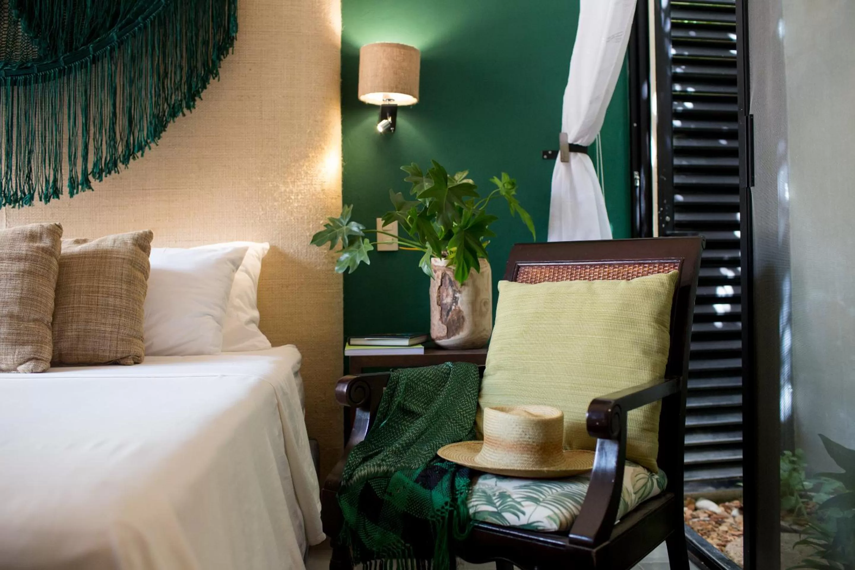 Decorative detail, Bed in Ya'ax Hotel Boutique