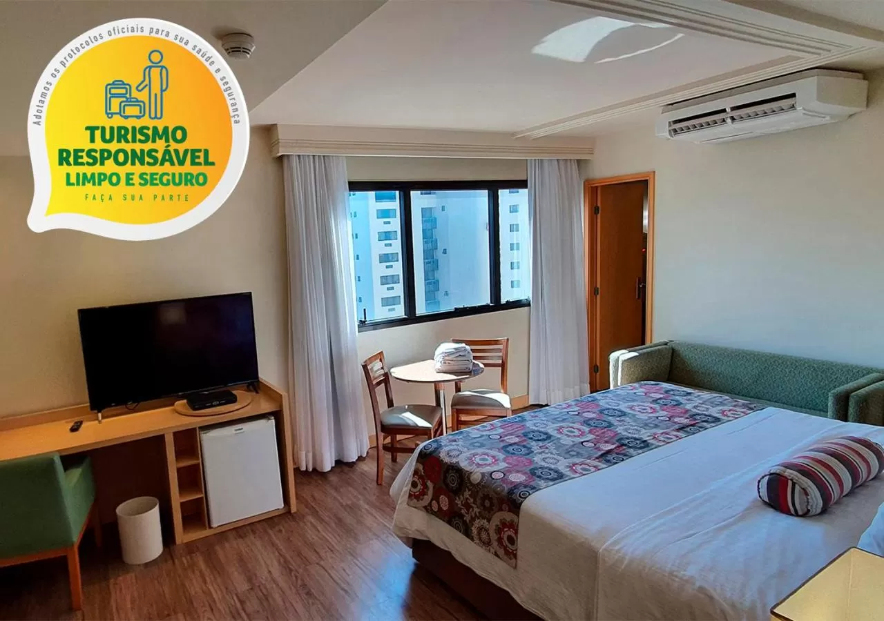 Photo of the whole room, Bed in Lets Idea Brasília Hotel