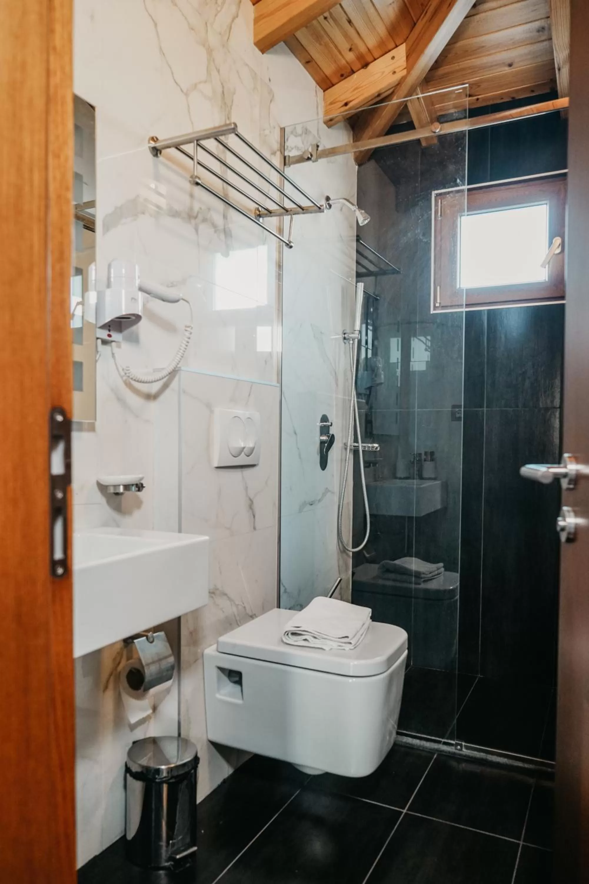 Shower, Bathroom in Center Hotel