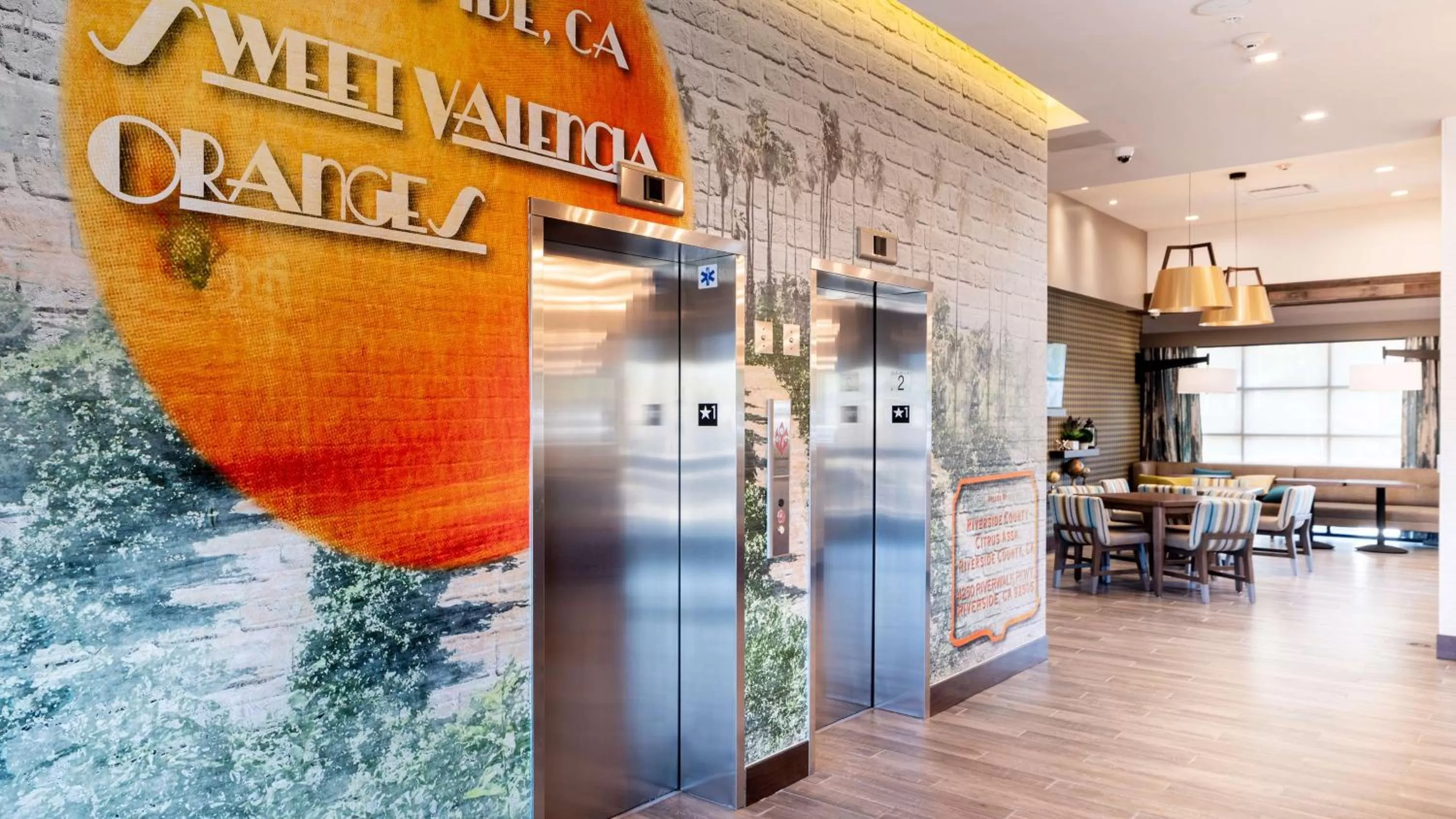 Lobby or reception in Hampton Inn Riverside Downtown