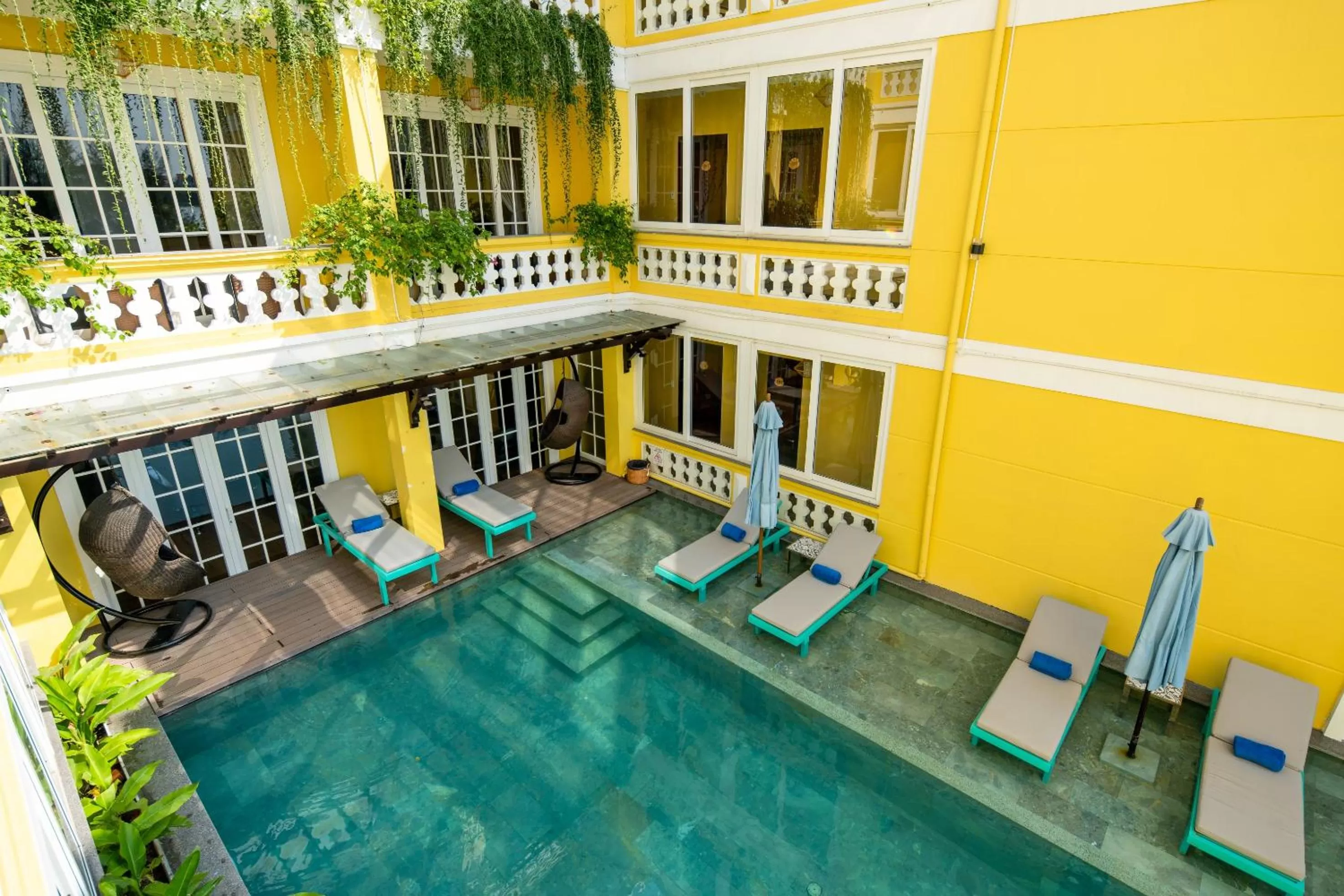 Swimming pool, Pool View in TRIPLE Riverside Villa Hotel HoiAn