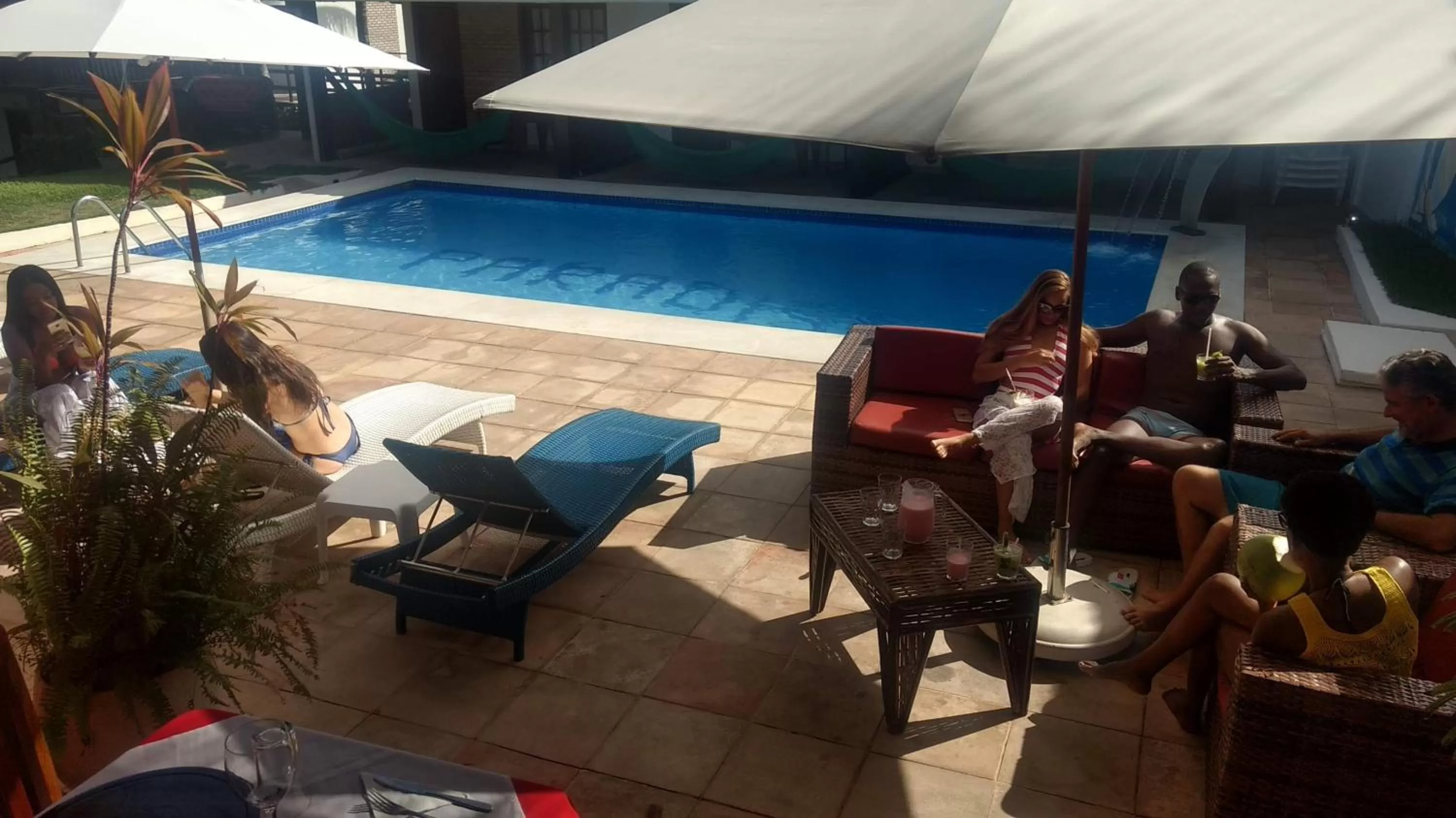 Swimming Pool in Hotel Pousada Salvador Paradise