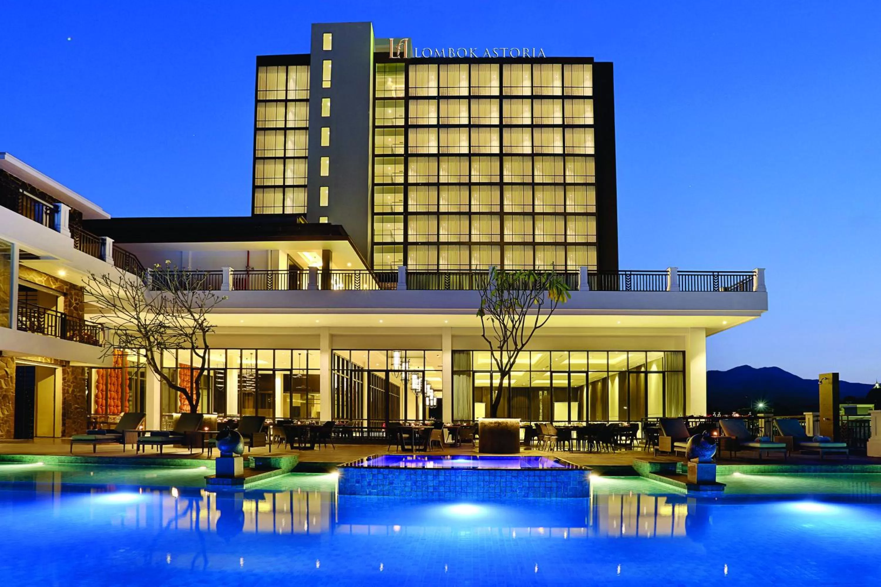 Property building in Lombok Astoria Hotel