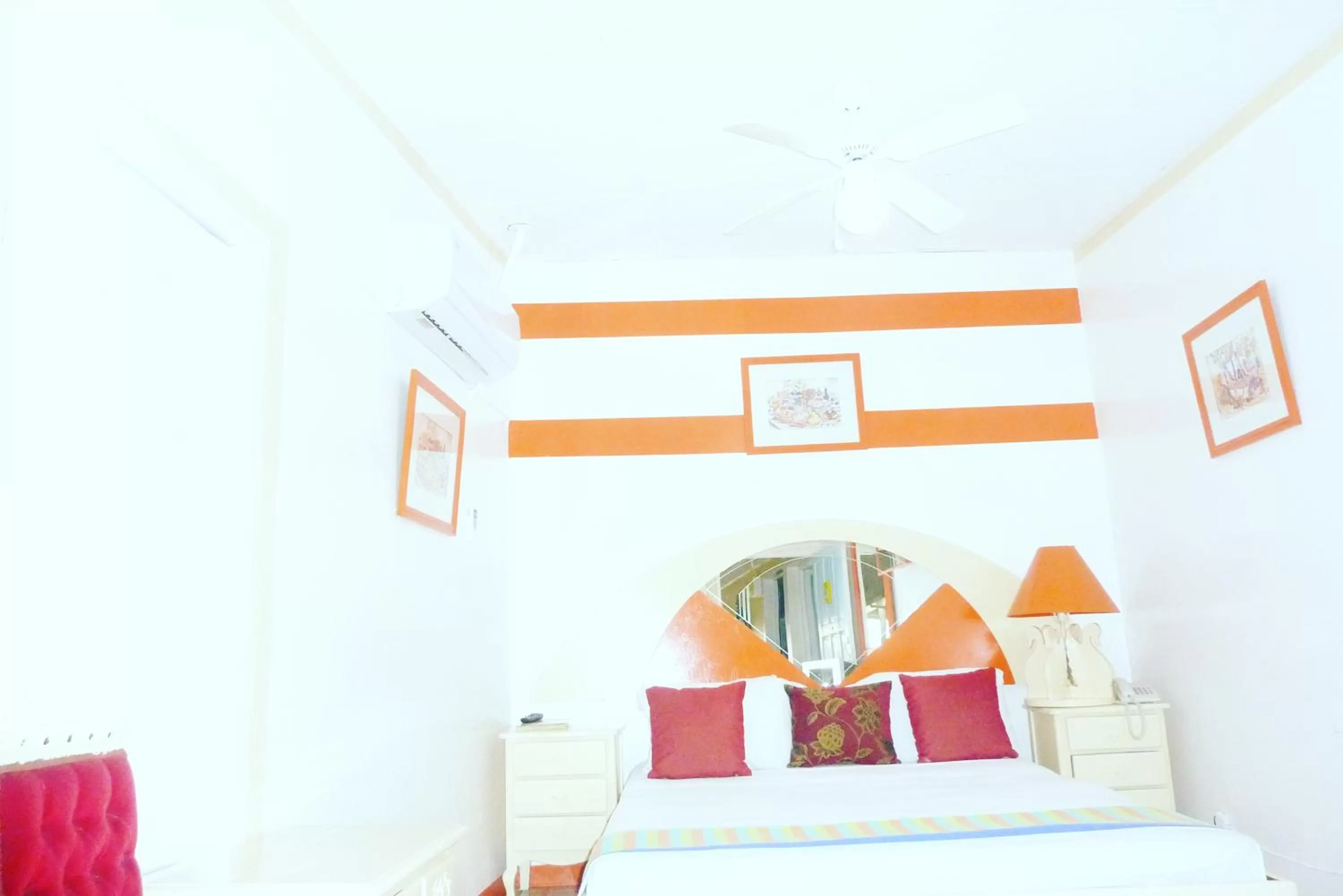 Bed in Hotel Ivania´s