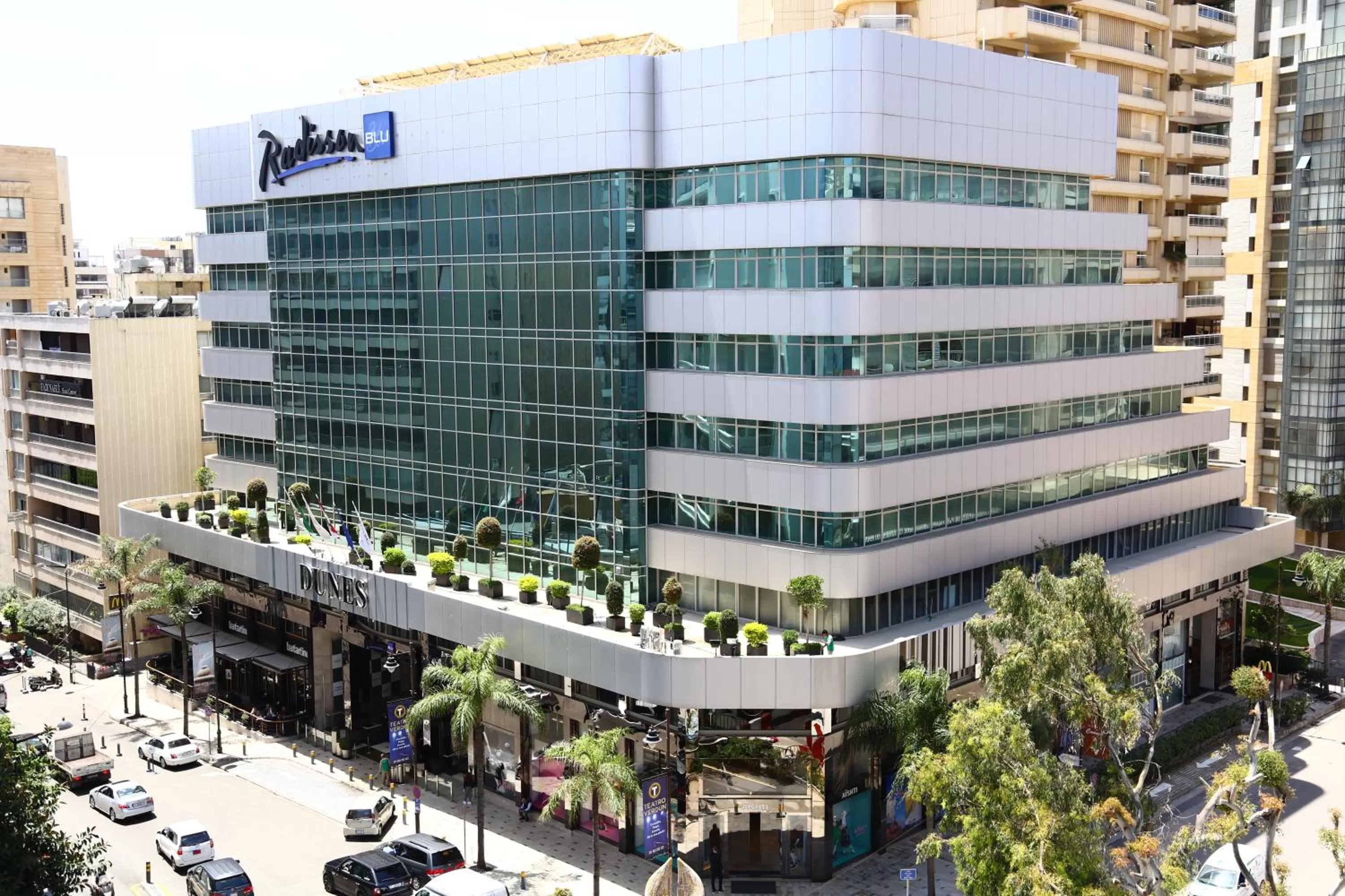 Property building in Radisson Blu Hotel, Beirut Verdun