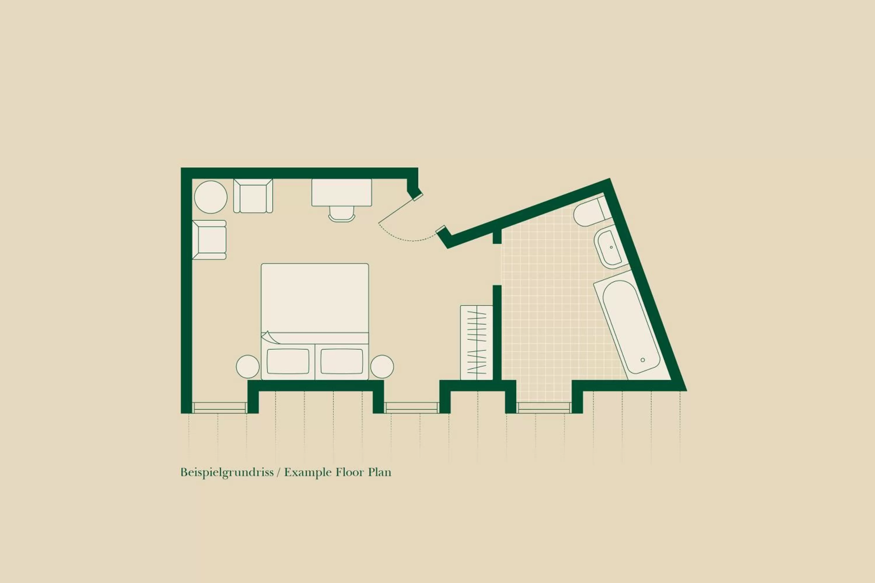 Photo of the whole room in myMINGA4 - Hotel & serviced Apartments