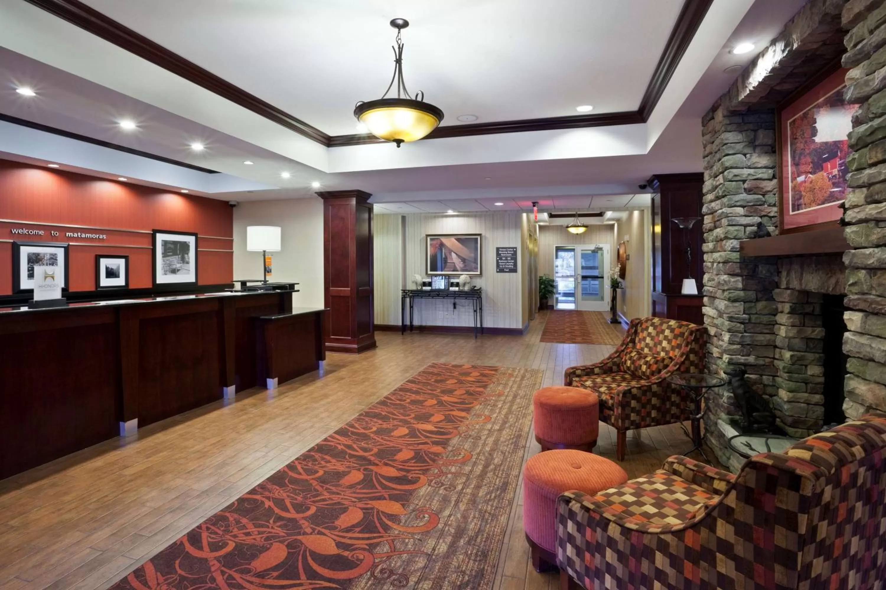 Lobby or reception in Hampton Inn Matamoras