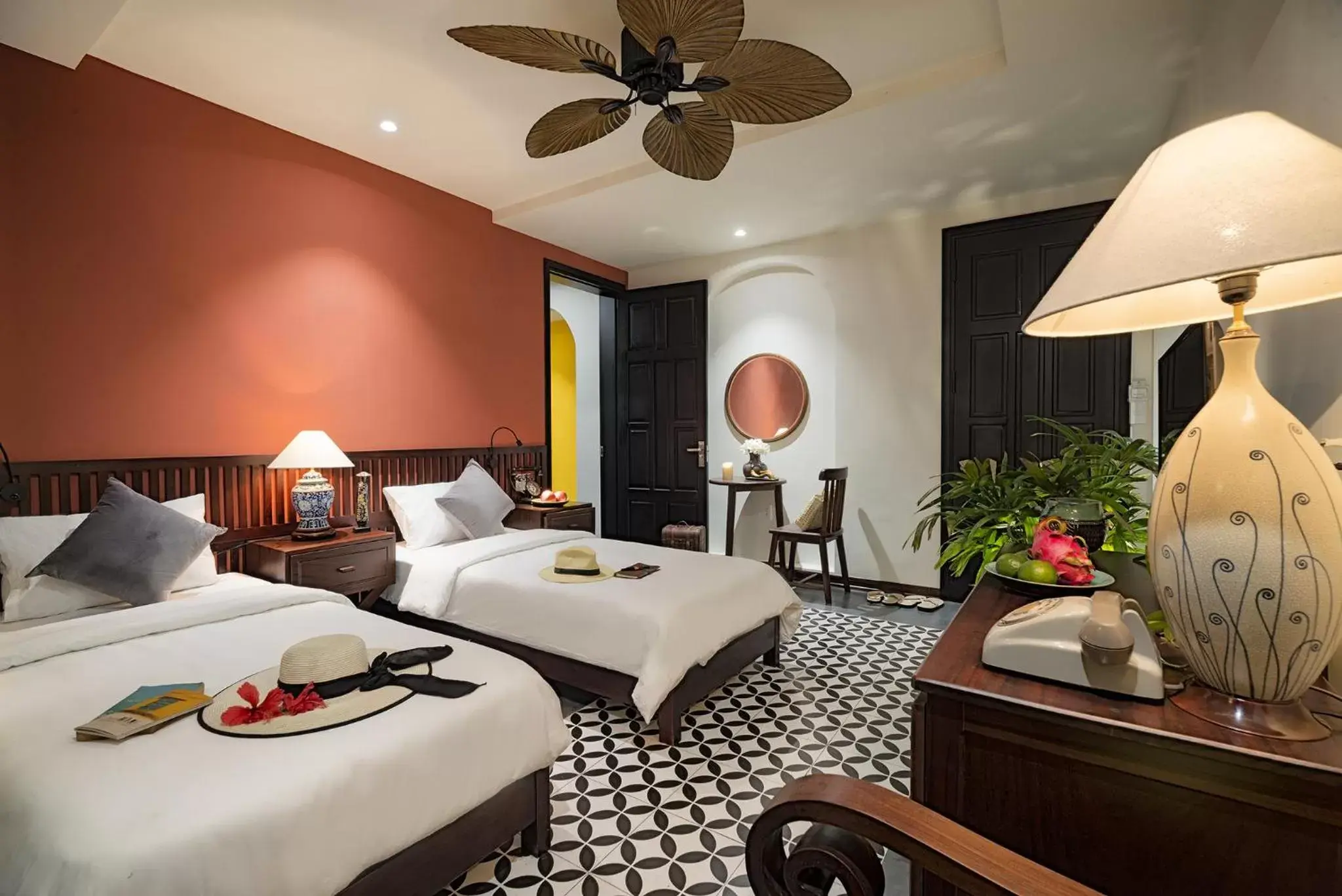 Deluxe Double or Twin Room with Balcony in G Boutique Resort Hoi An Deluxe Double or Twin Room with Balcony in G Boutique Resort Hoi An