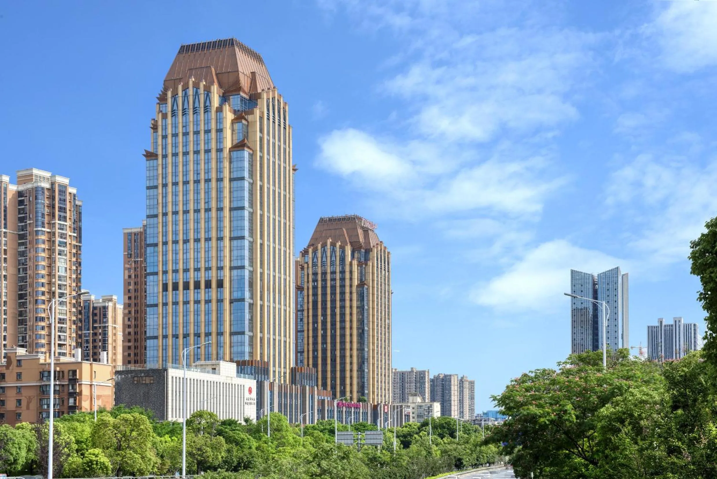 Property building in Crowne Plaza Nanchang Riverside, an IHG Hotel