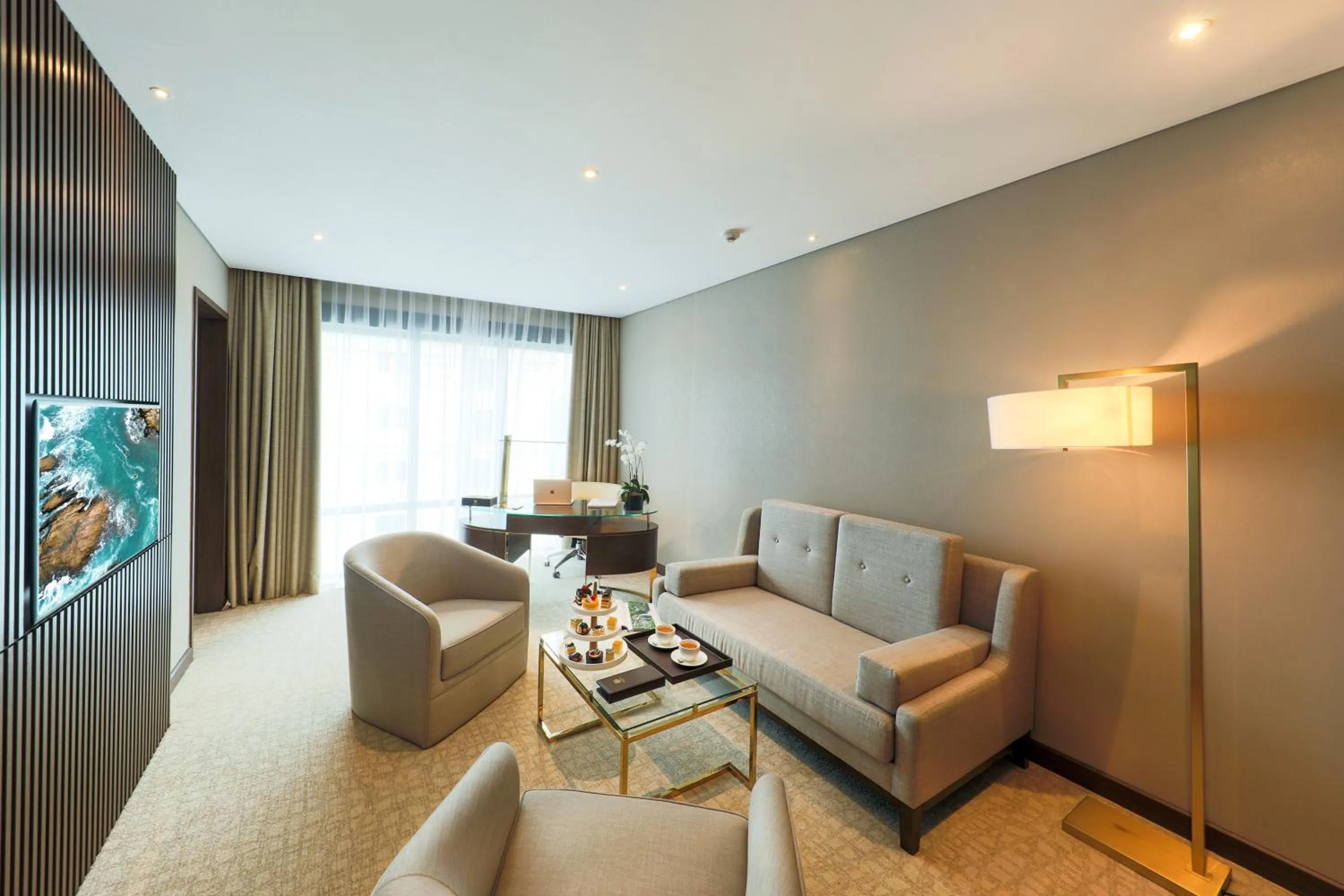 Seating area in Grand Vista Hanoi