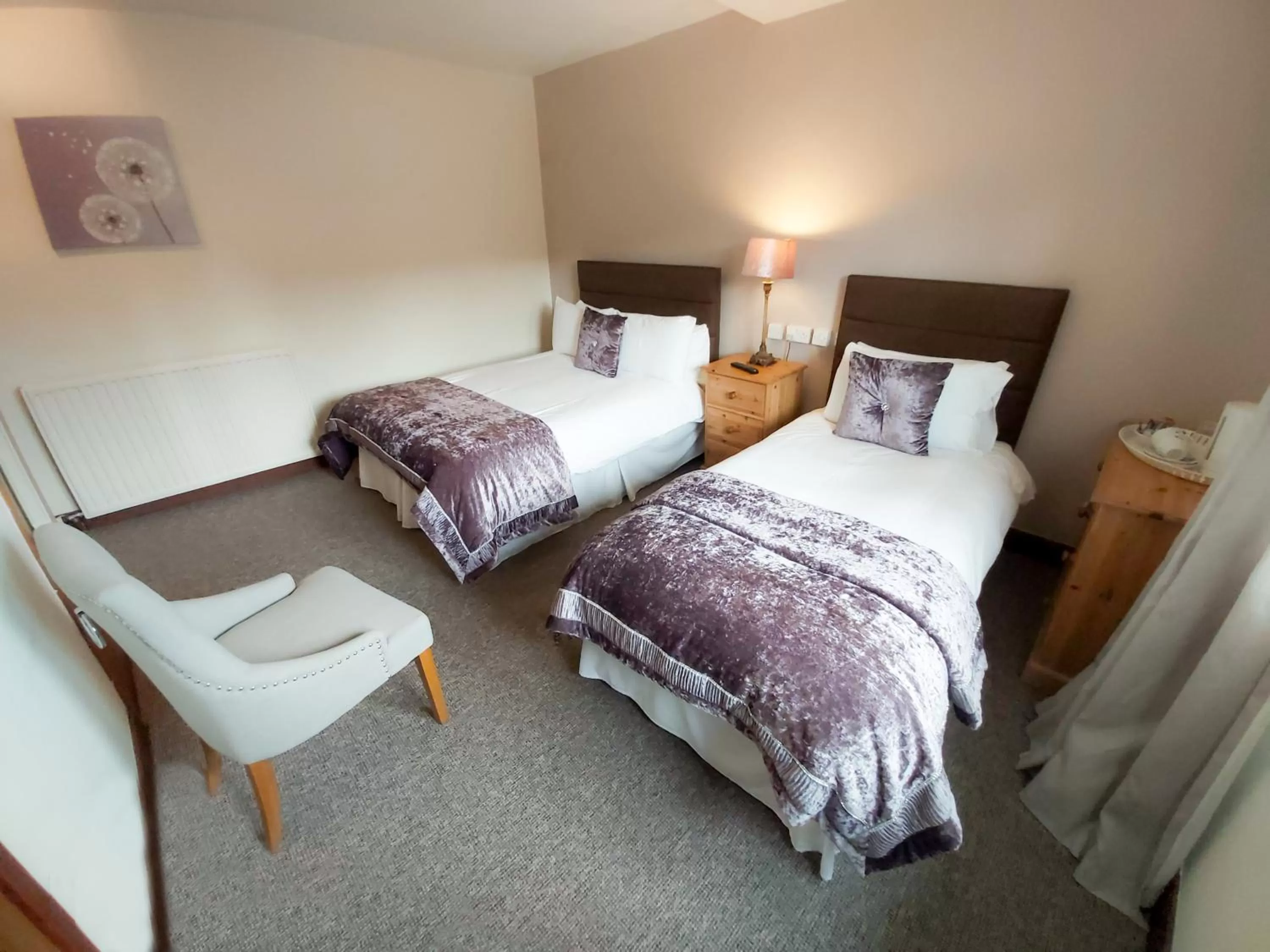 Bed in The Hawick Hotel