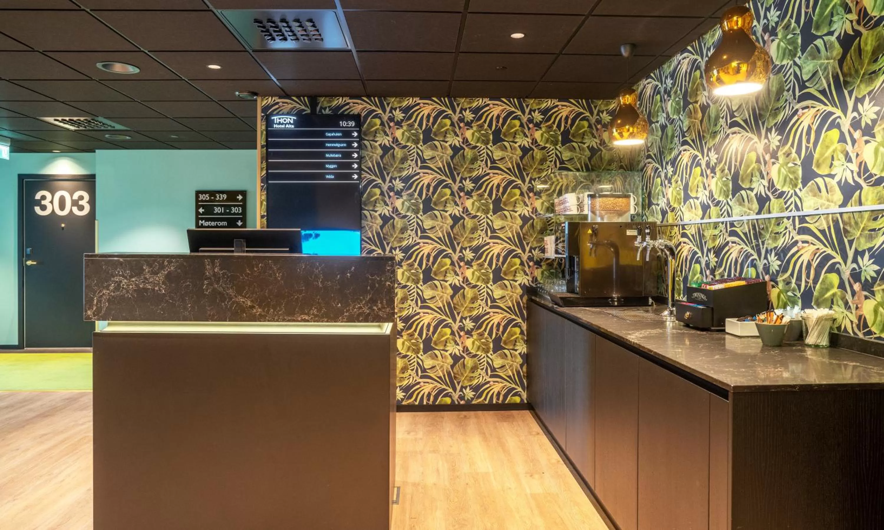 Coffee/tea facilities in Thon Hotel Alta