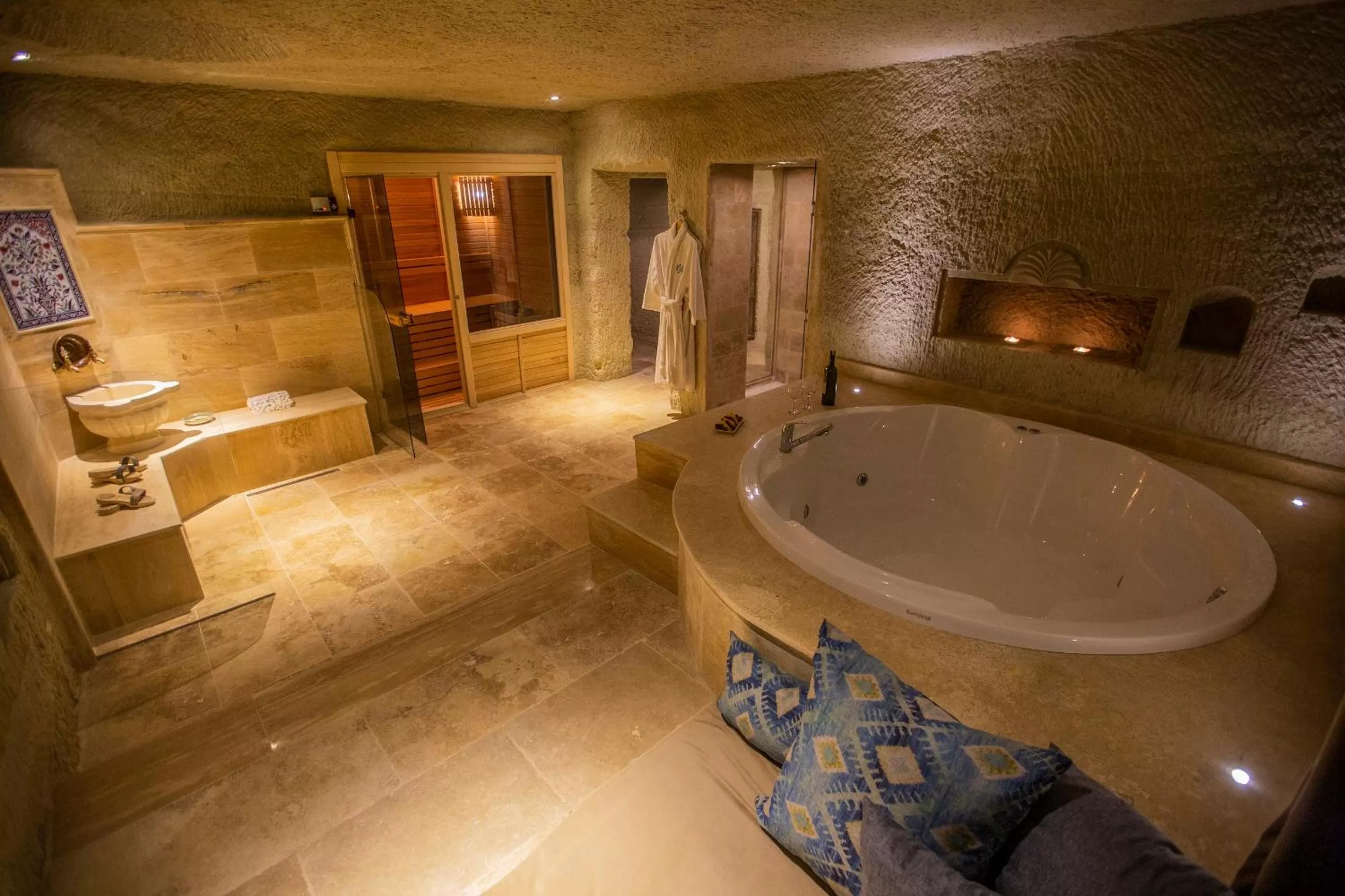 Shower in Azure Cave Suites - Cappadocia