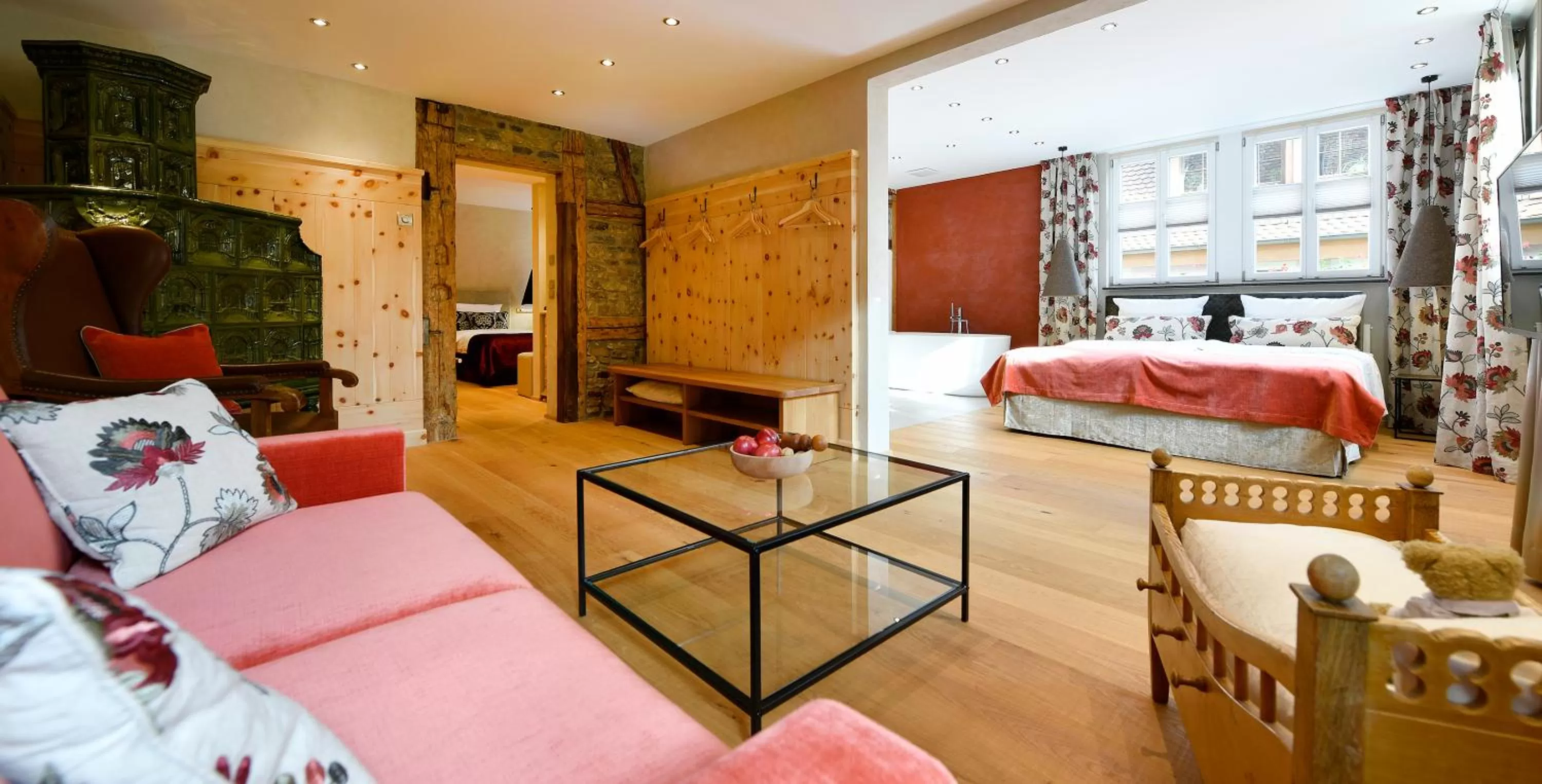 Bed in Romantik Hotel Markusturm