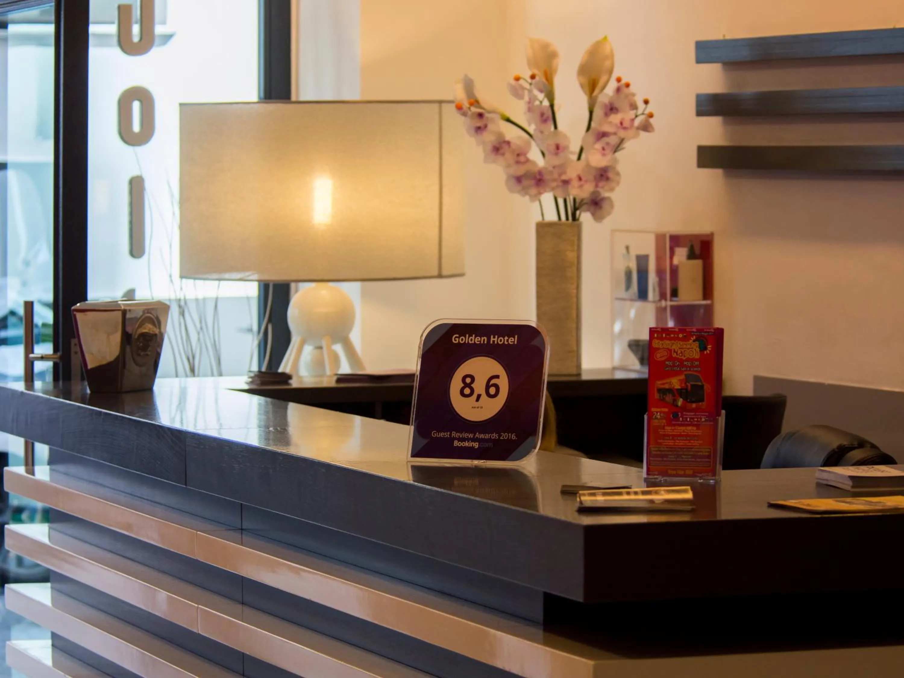 Lobby or reception in Golden Hotel