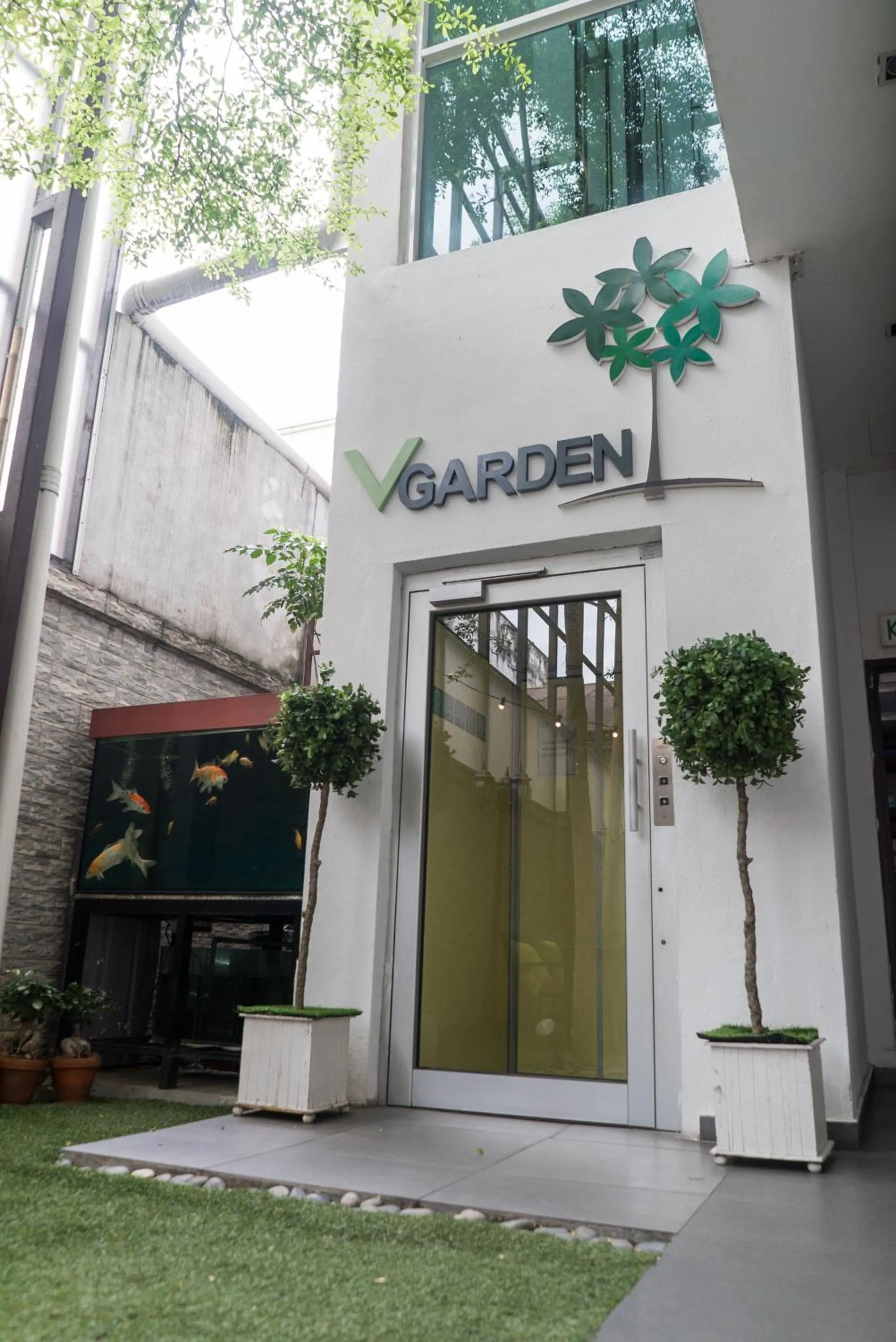 Property building in V Garden Hotel