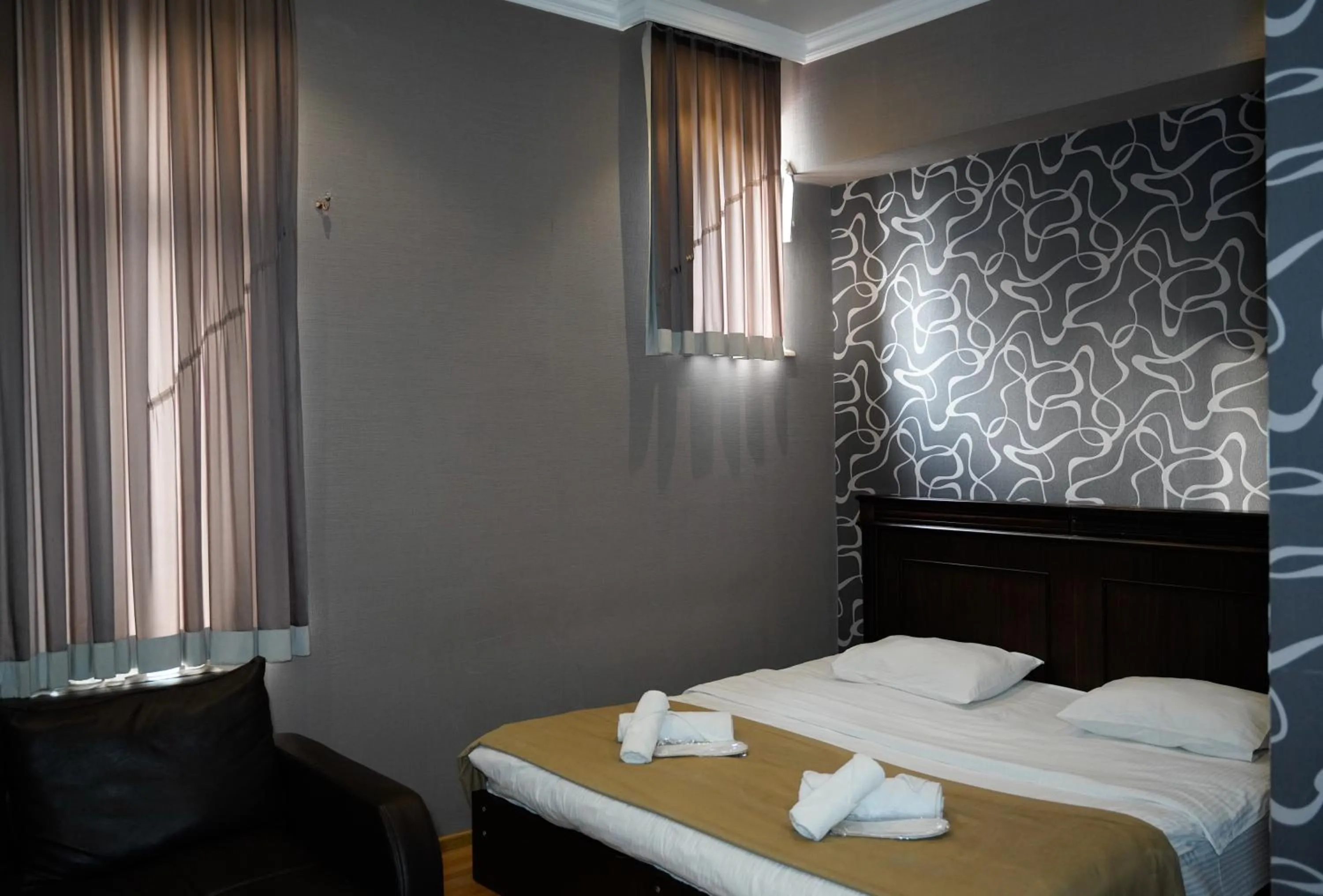 Bed in Hotel Monopoli Kutaisi