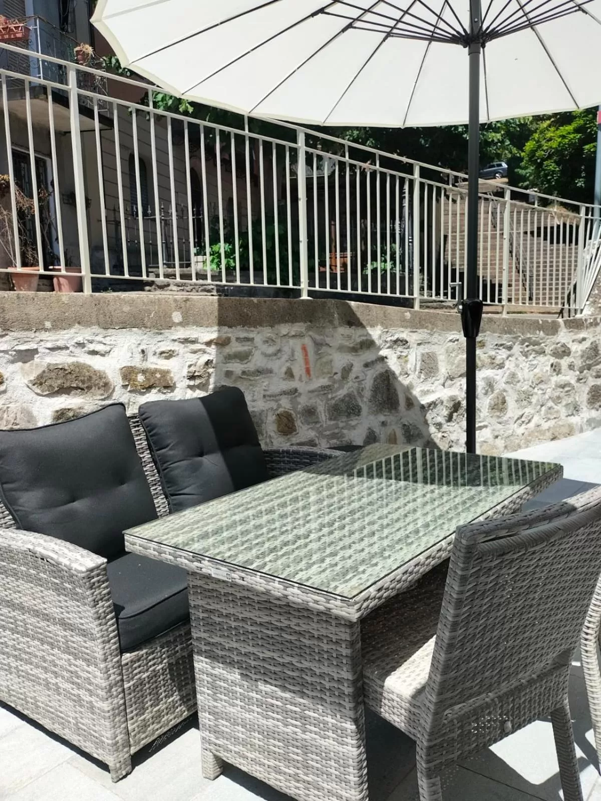 View (from property/room), Patio/Outdoor Area in B&B SASSO DI ROCCA